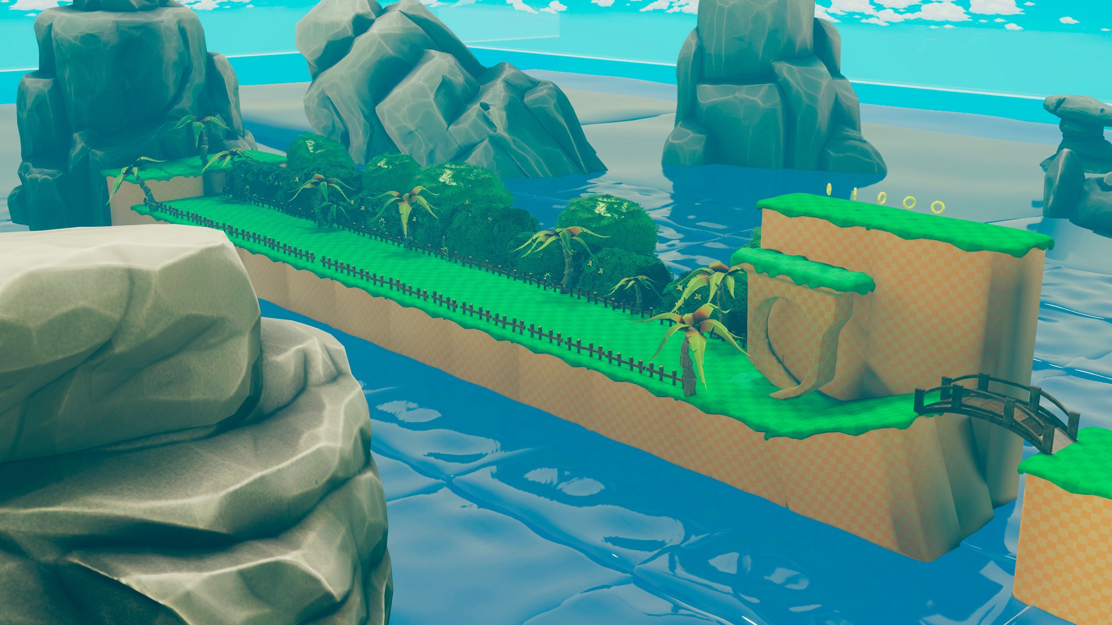 Sonic map 3D model_2