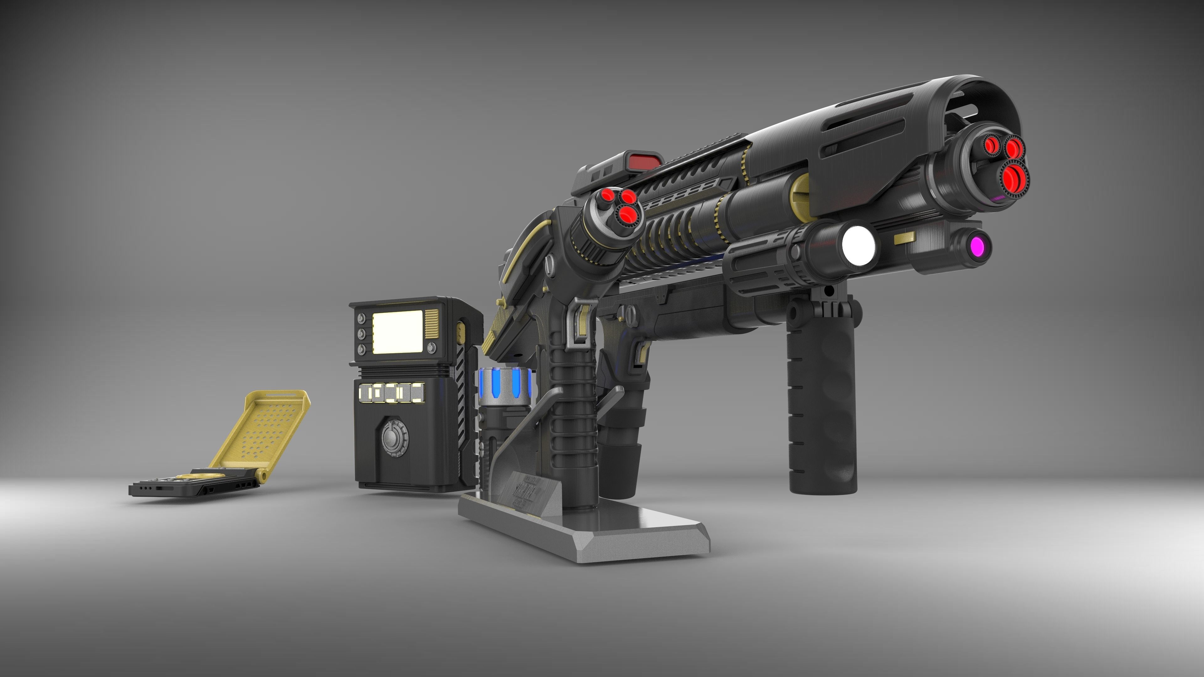 Star Trek Bundle - Phaser - Starfleet Cannon - Tricoder - STL 3D