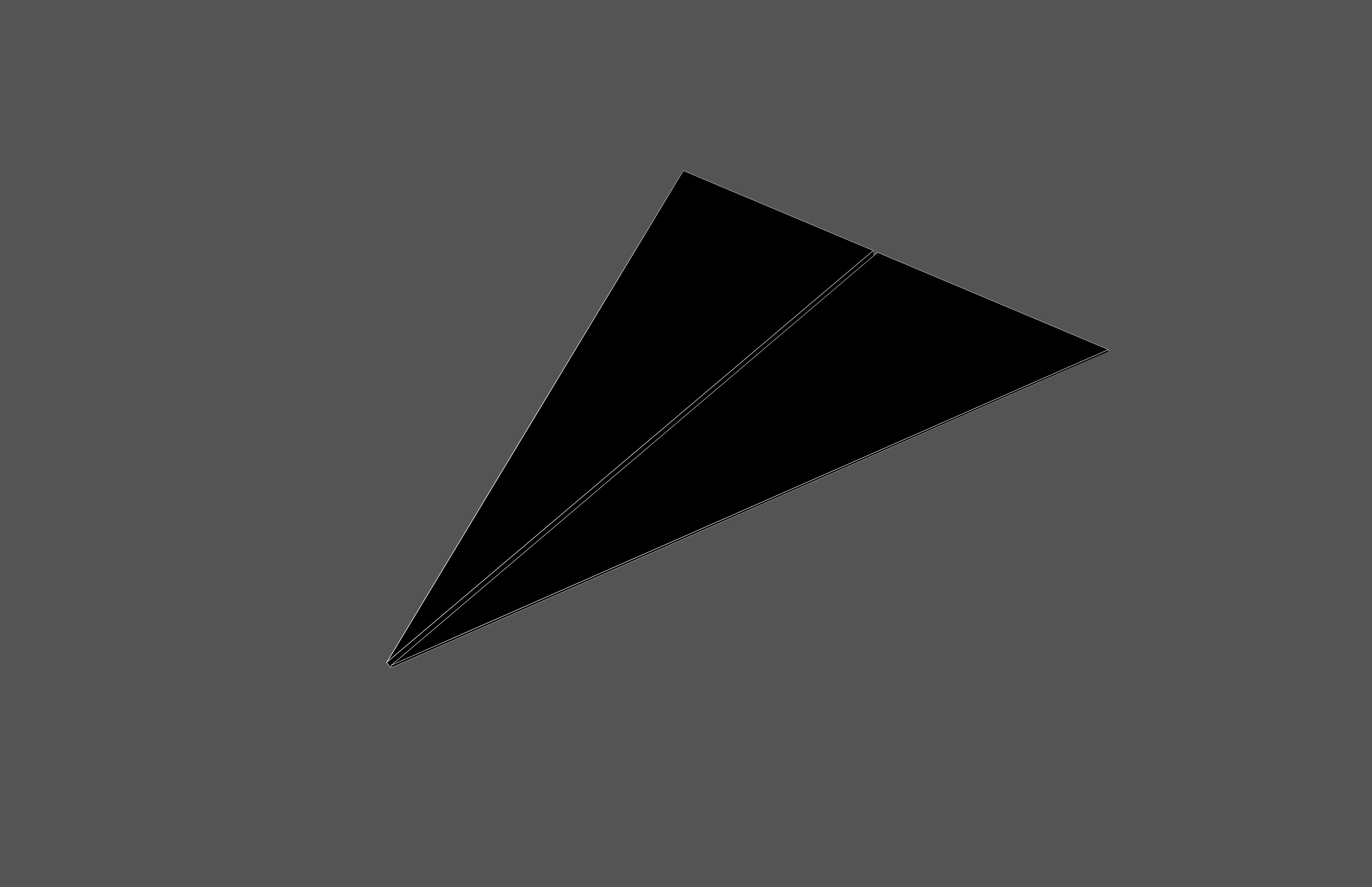 Paper Plane v5 002 Low-poly 3D model_6