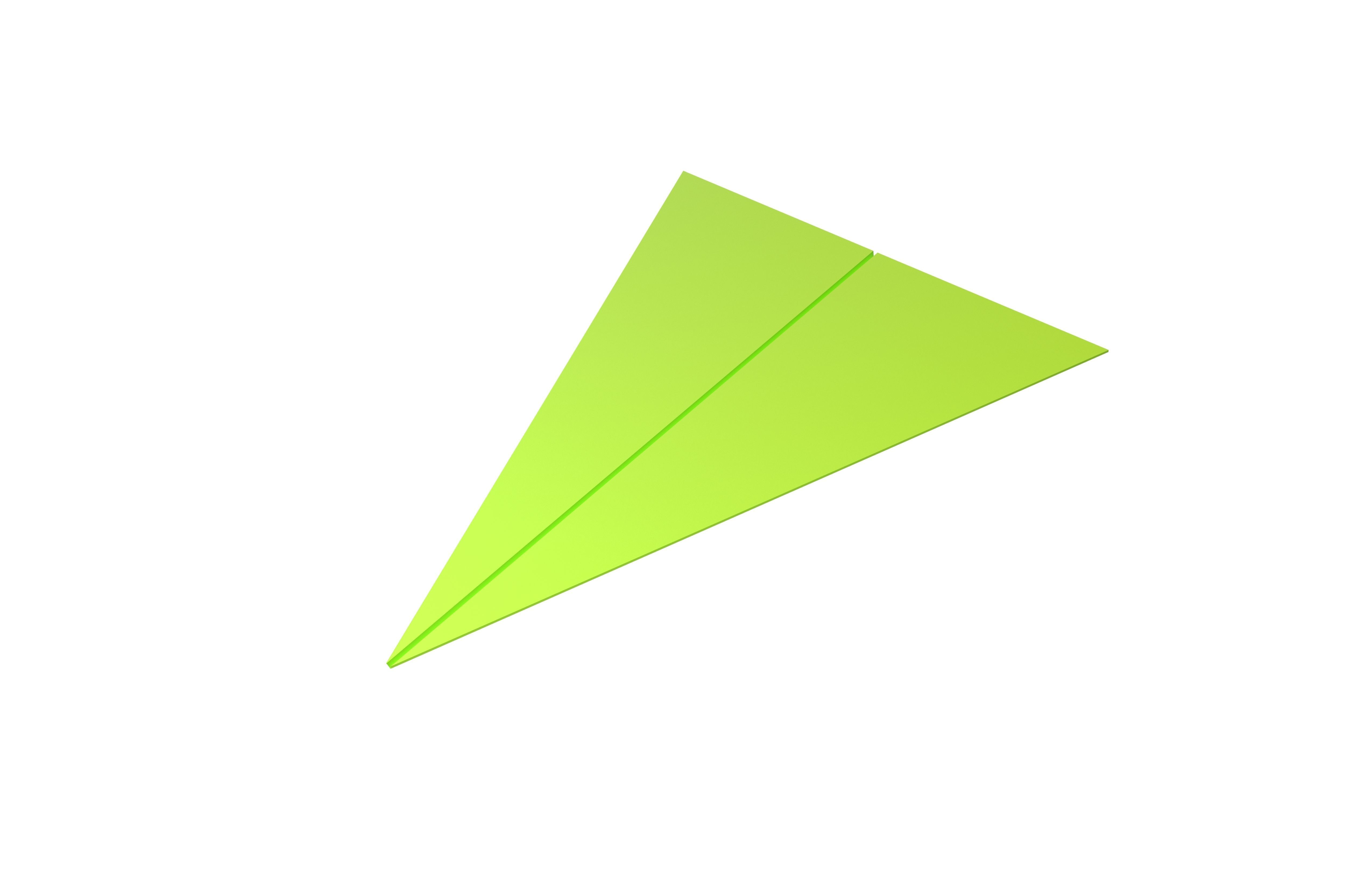 Paper Plane v5 003 Low-poly 3D model_2