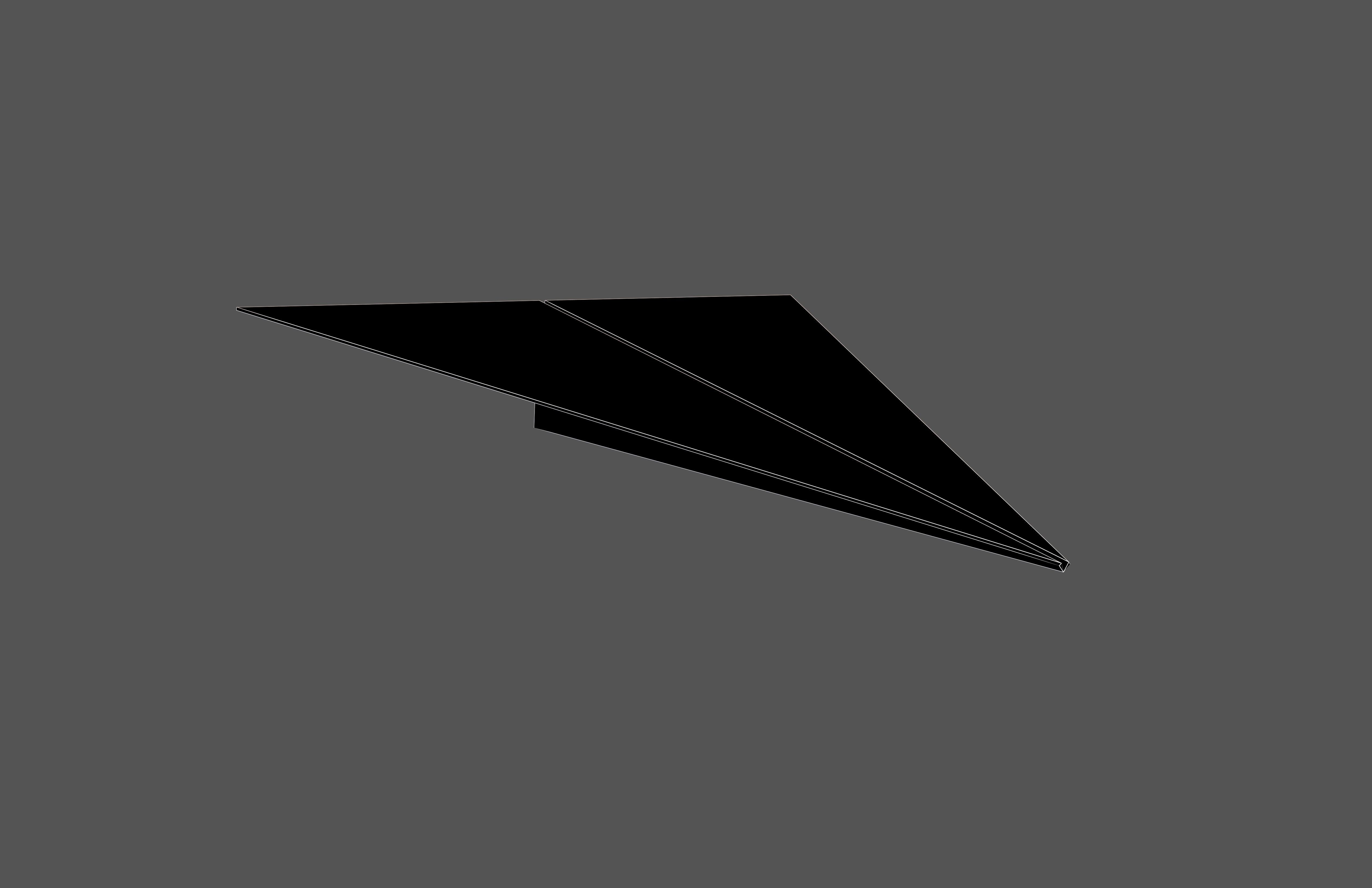 Paper Plane v5 005 Low-poly 3D model_5