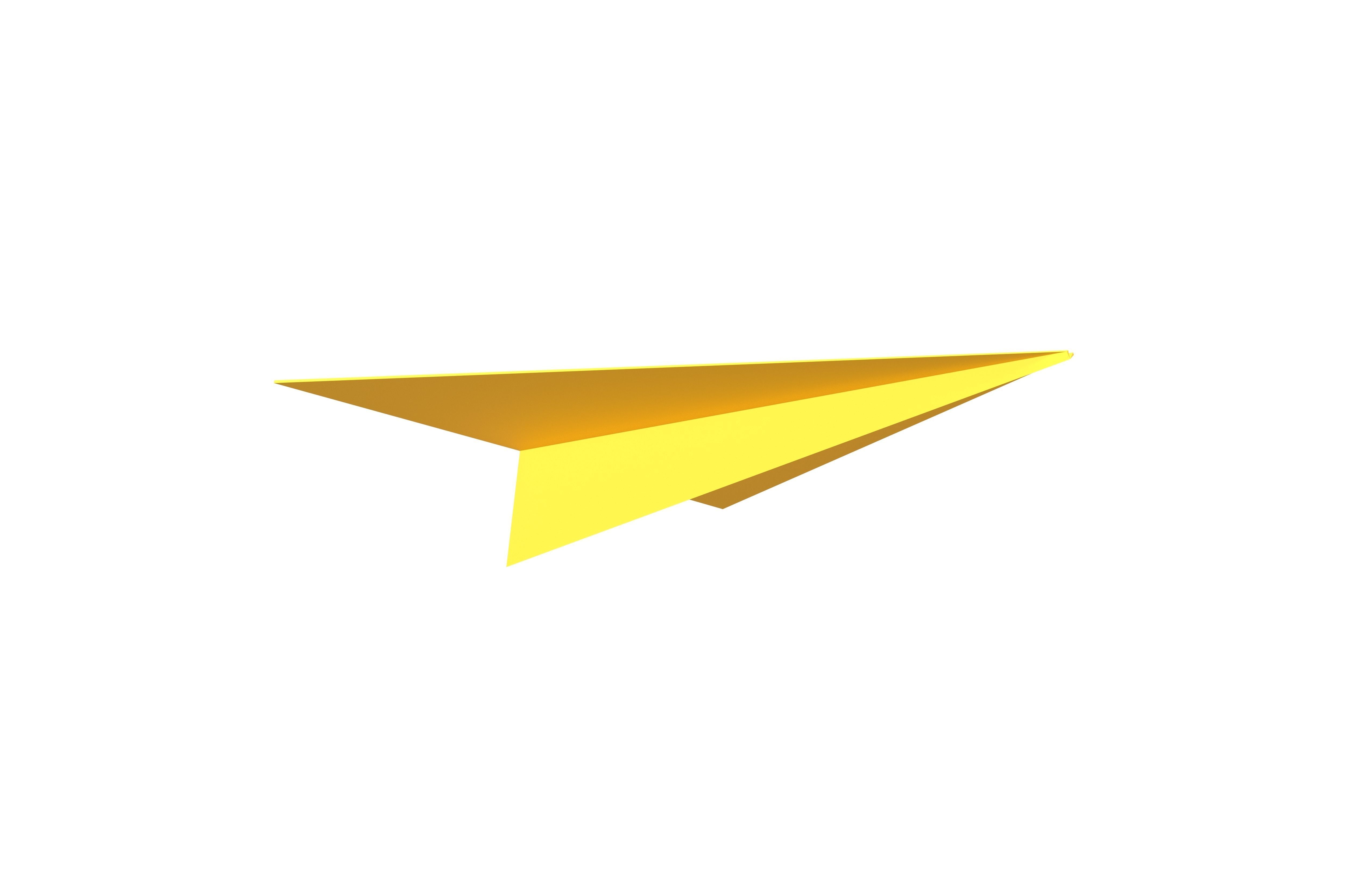 Paper Plane v5 005 Low-poly 3D model_2