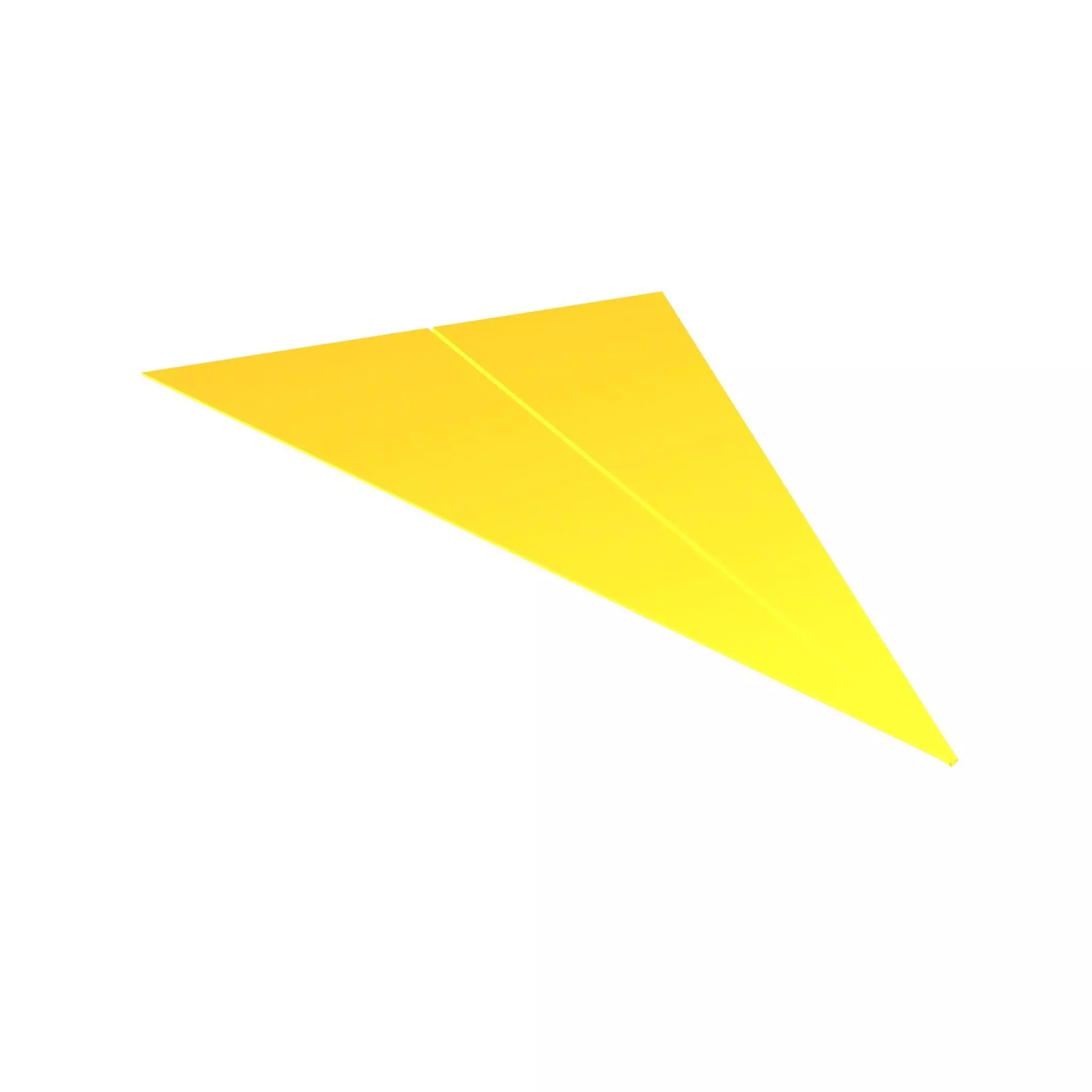 Paper Plane v5 005 Low-poly 3D model_0