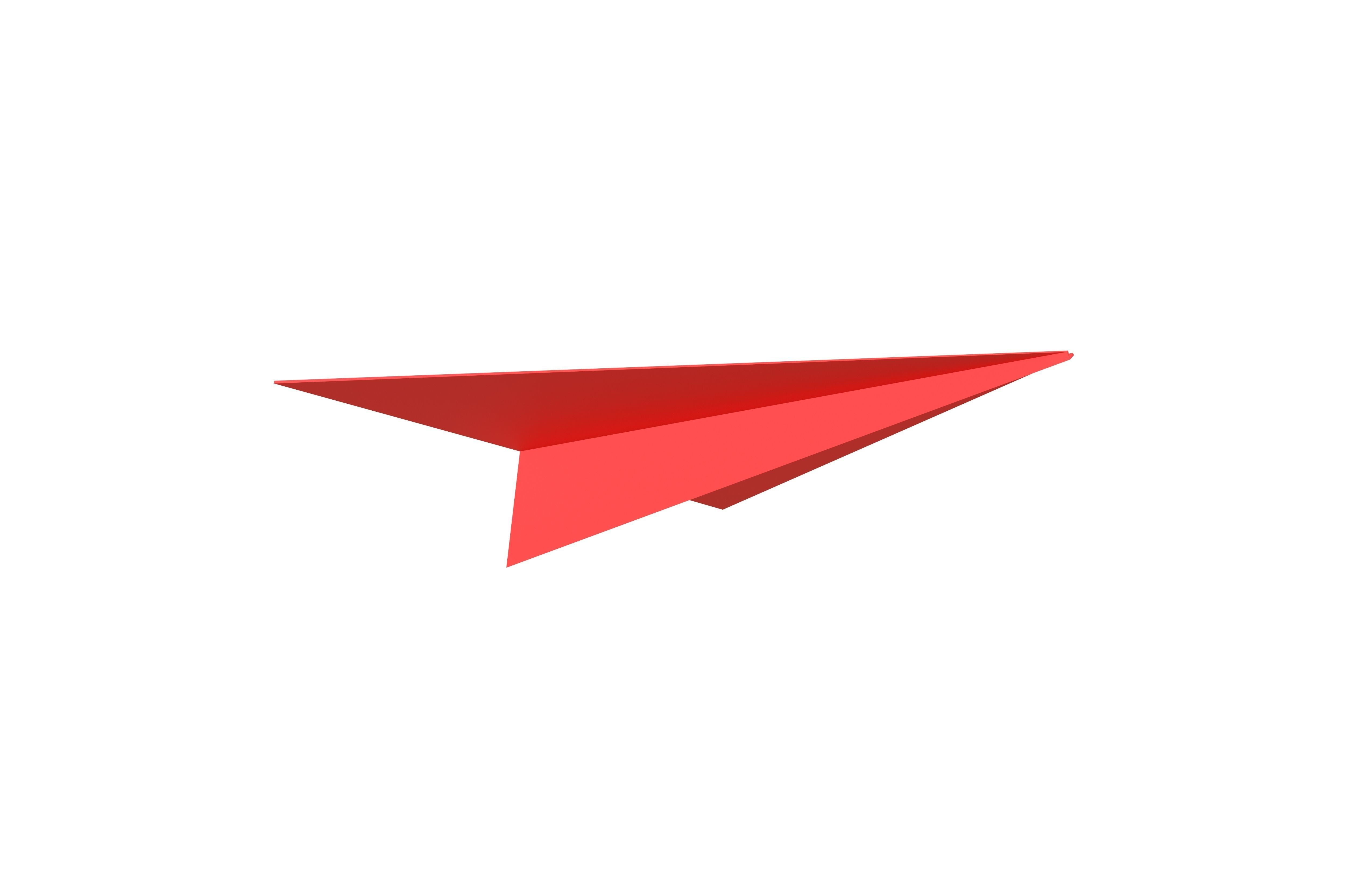 Paper Plane v5 006 Low-poly 3D model_2