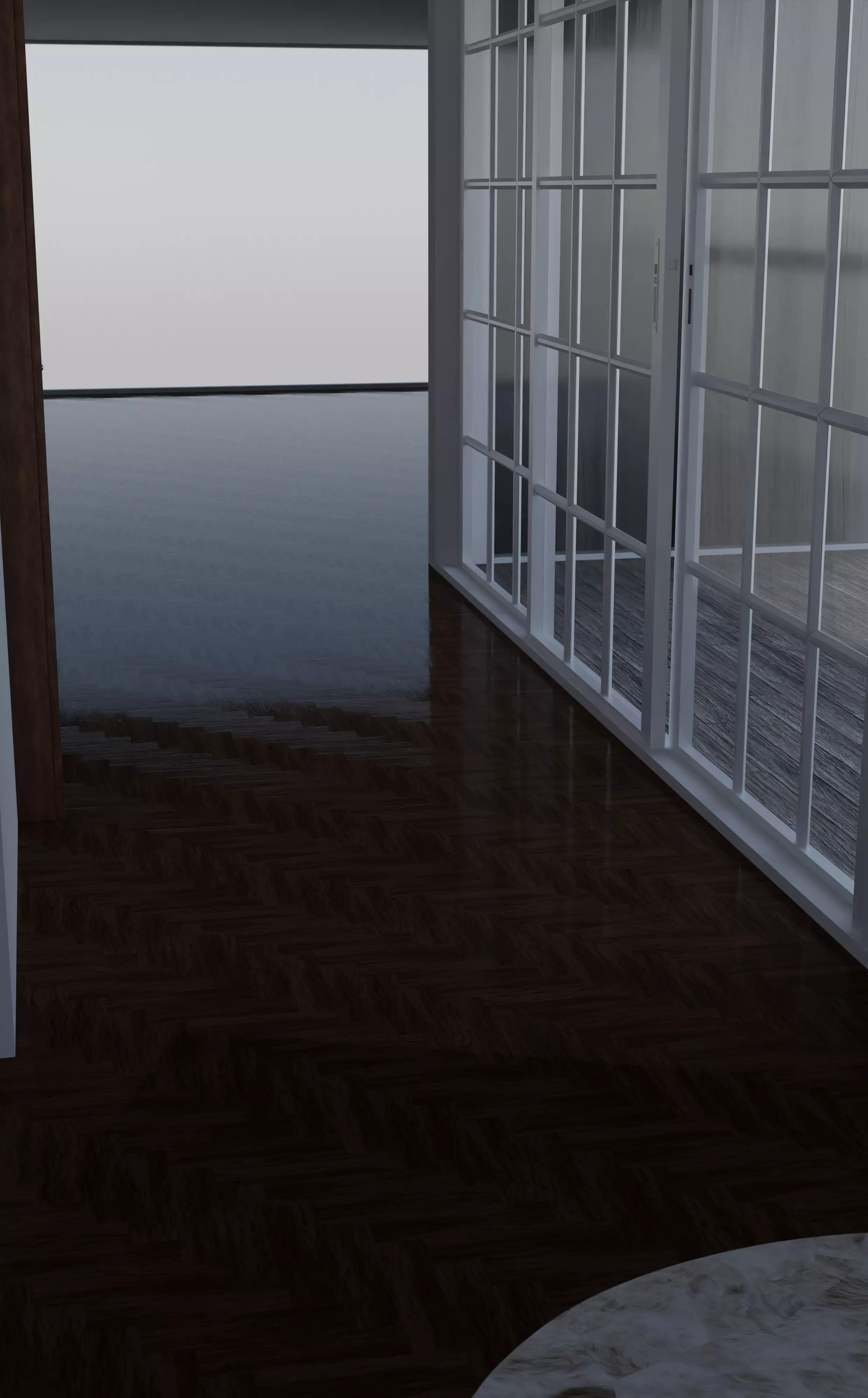 empty room Free 3D model_0
