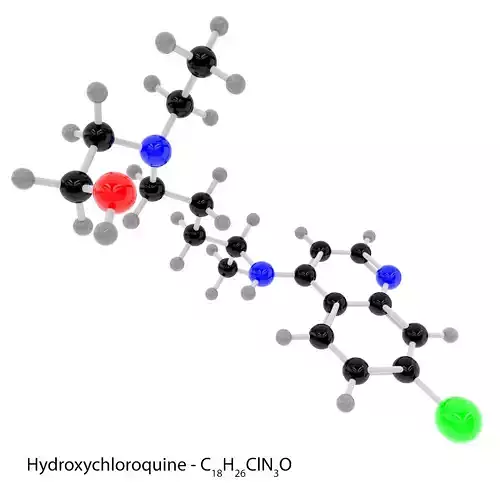 Drug HYDROXYCHLOROQUINE Molecule 