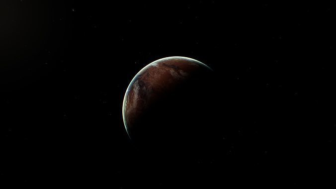 Ultra Realistic Earth and Mars 3D model