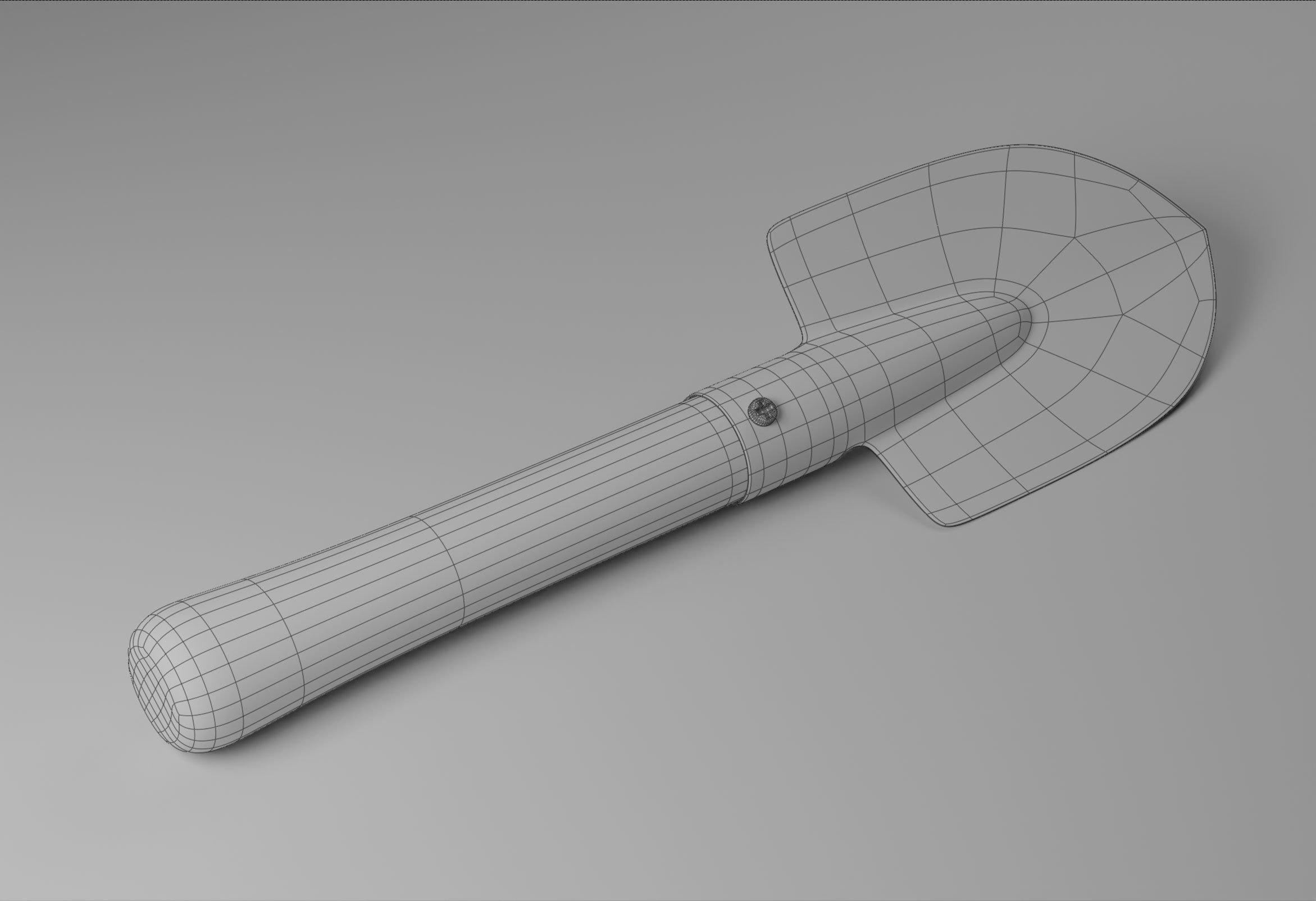 Small Showel 3D model_6