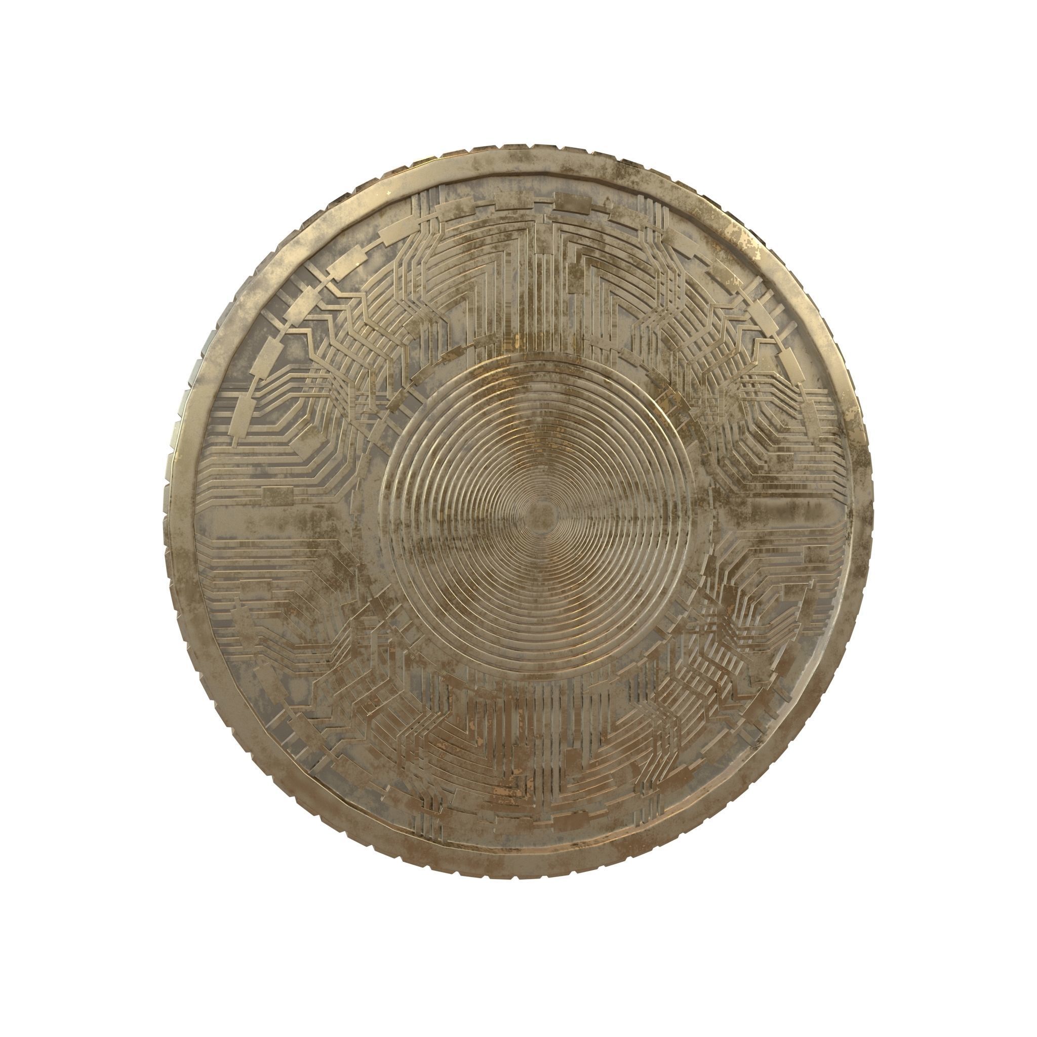 Binance Coin v5 006 3D model_6