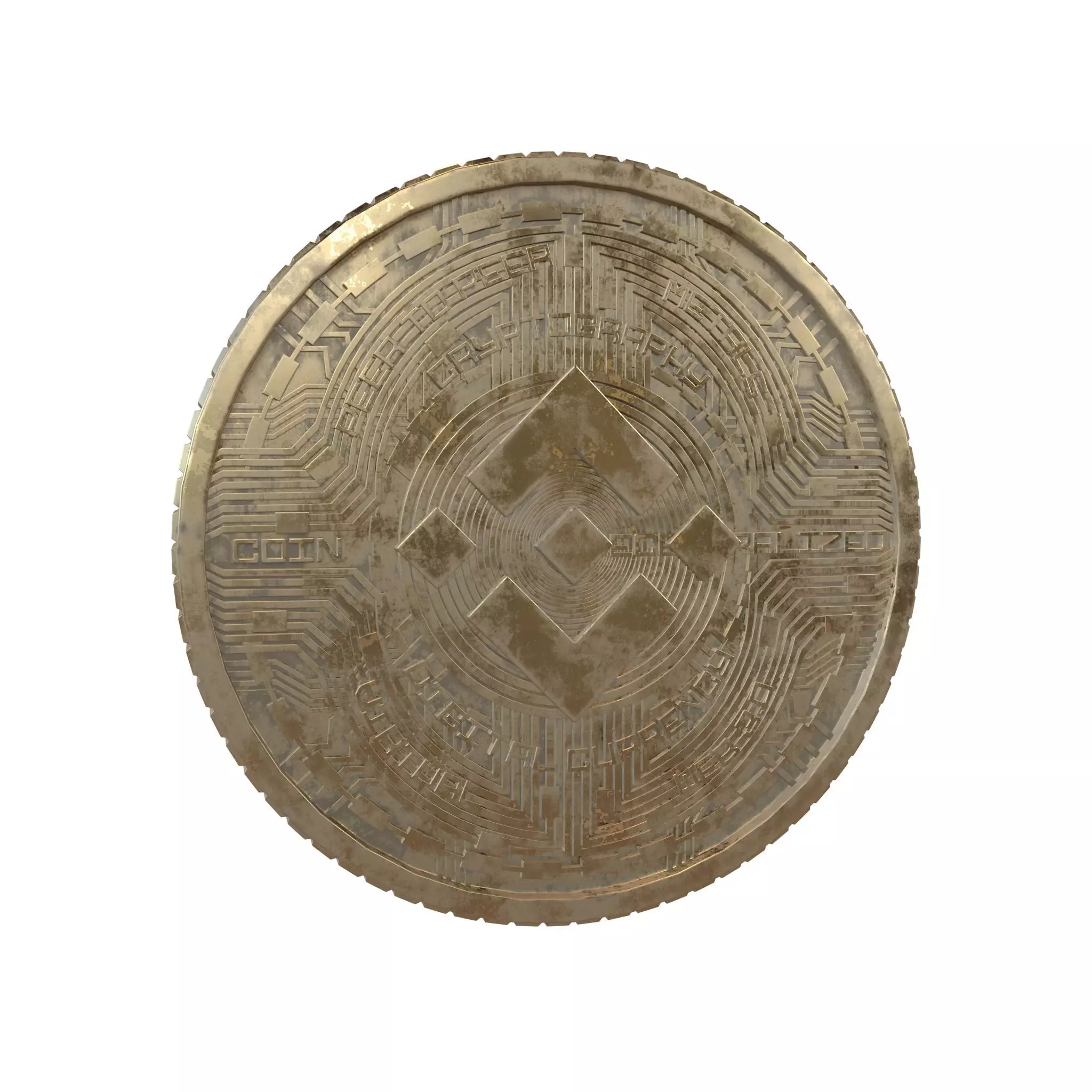 Binance Coin v5 006 3D model_0