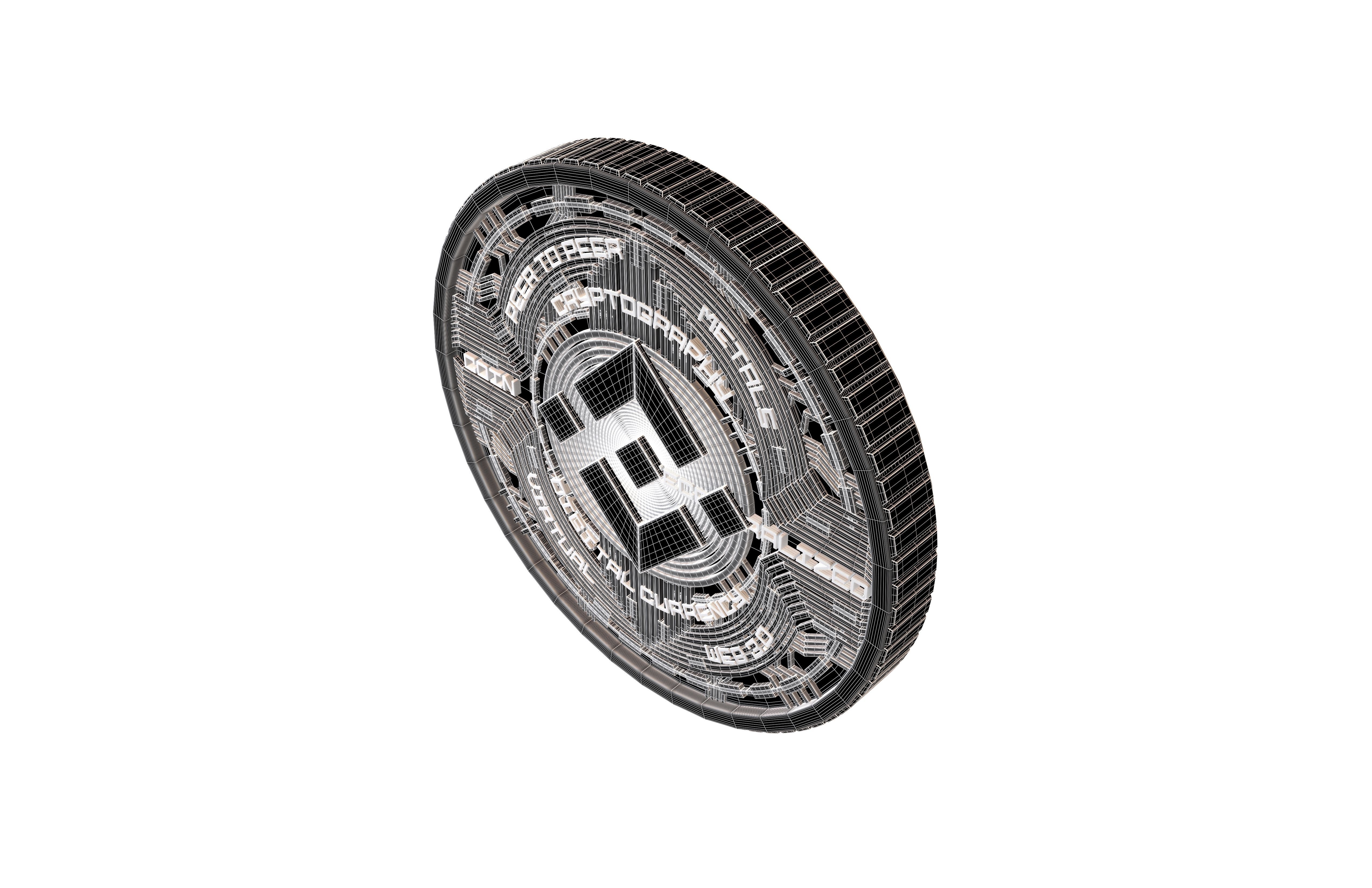 Binance Coin v5 006 3D model_11
