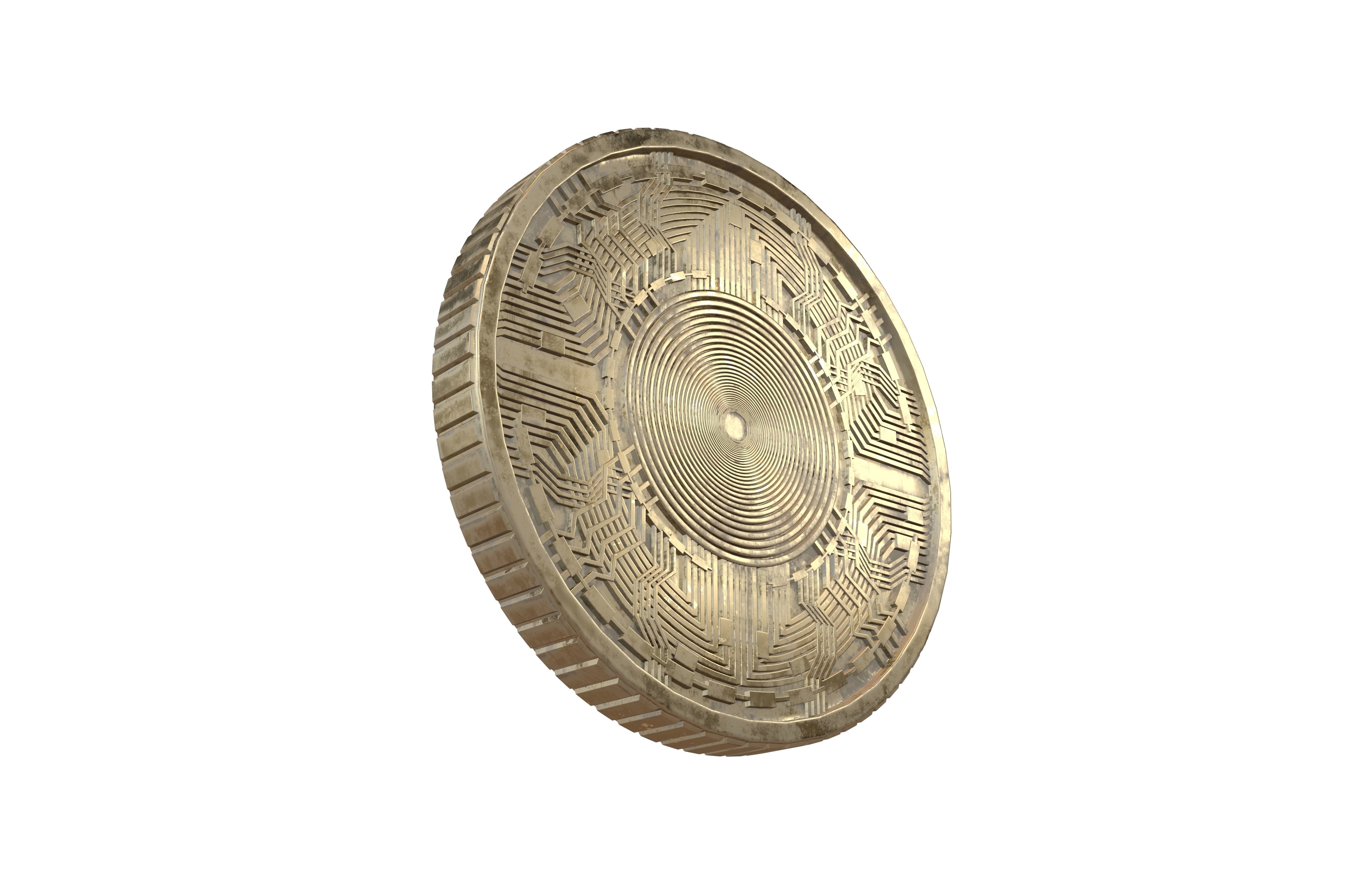 Binance Coin v5 006 3D model_4