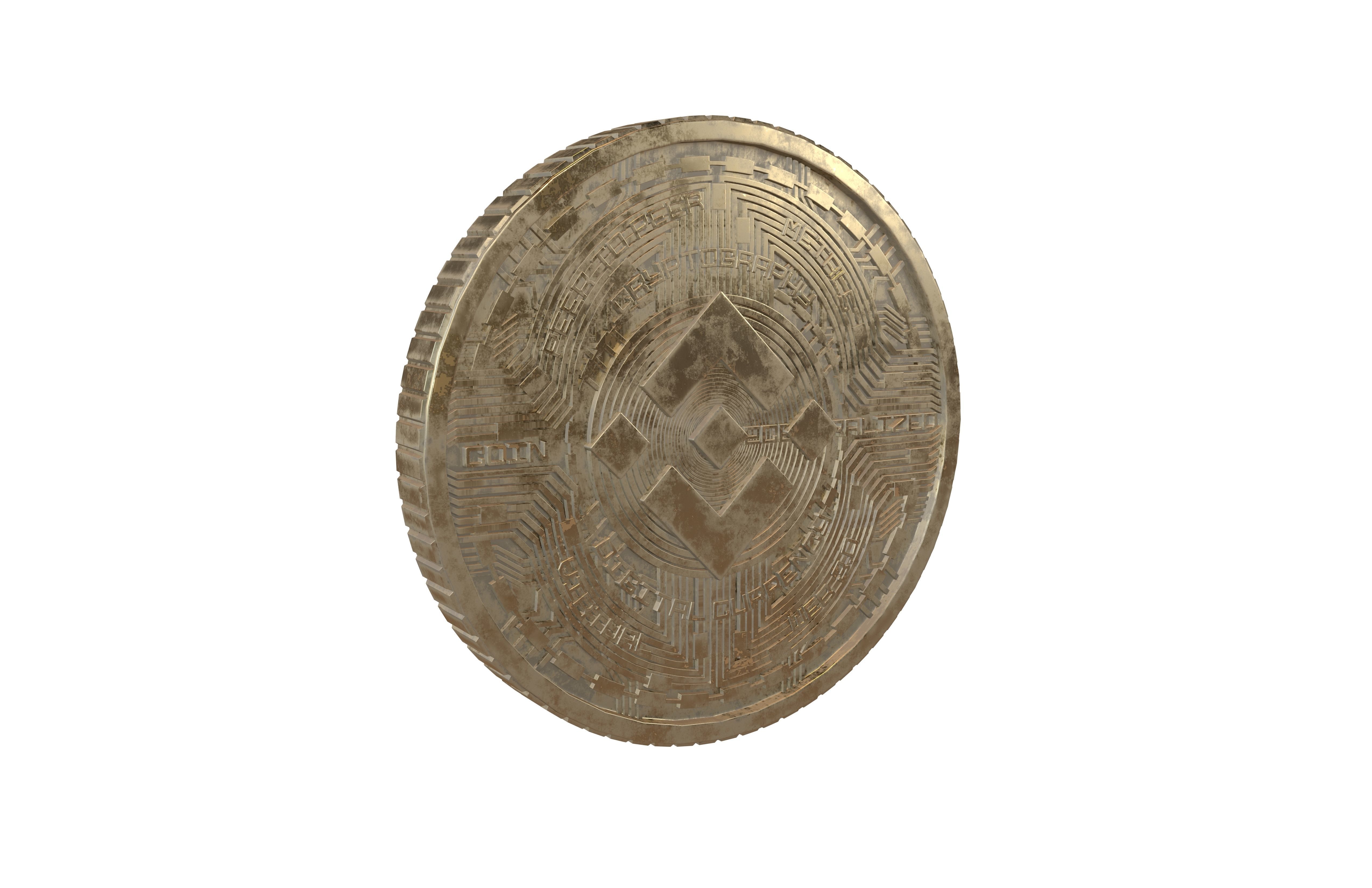 Binance Coin v5 006 3D model_1