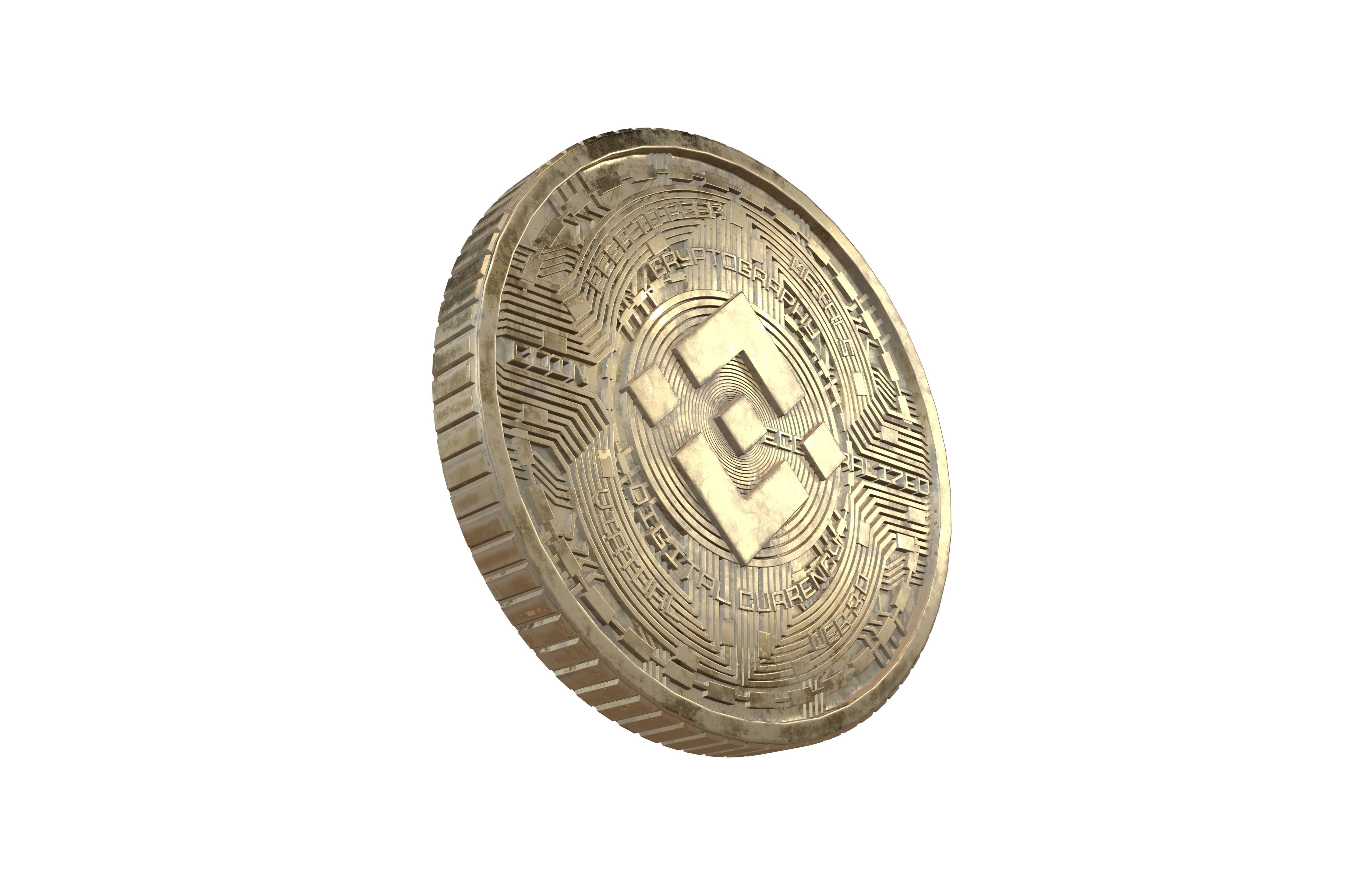 Binance Coin v5 006 3D model_3