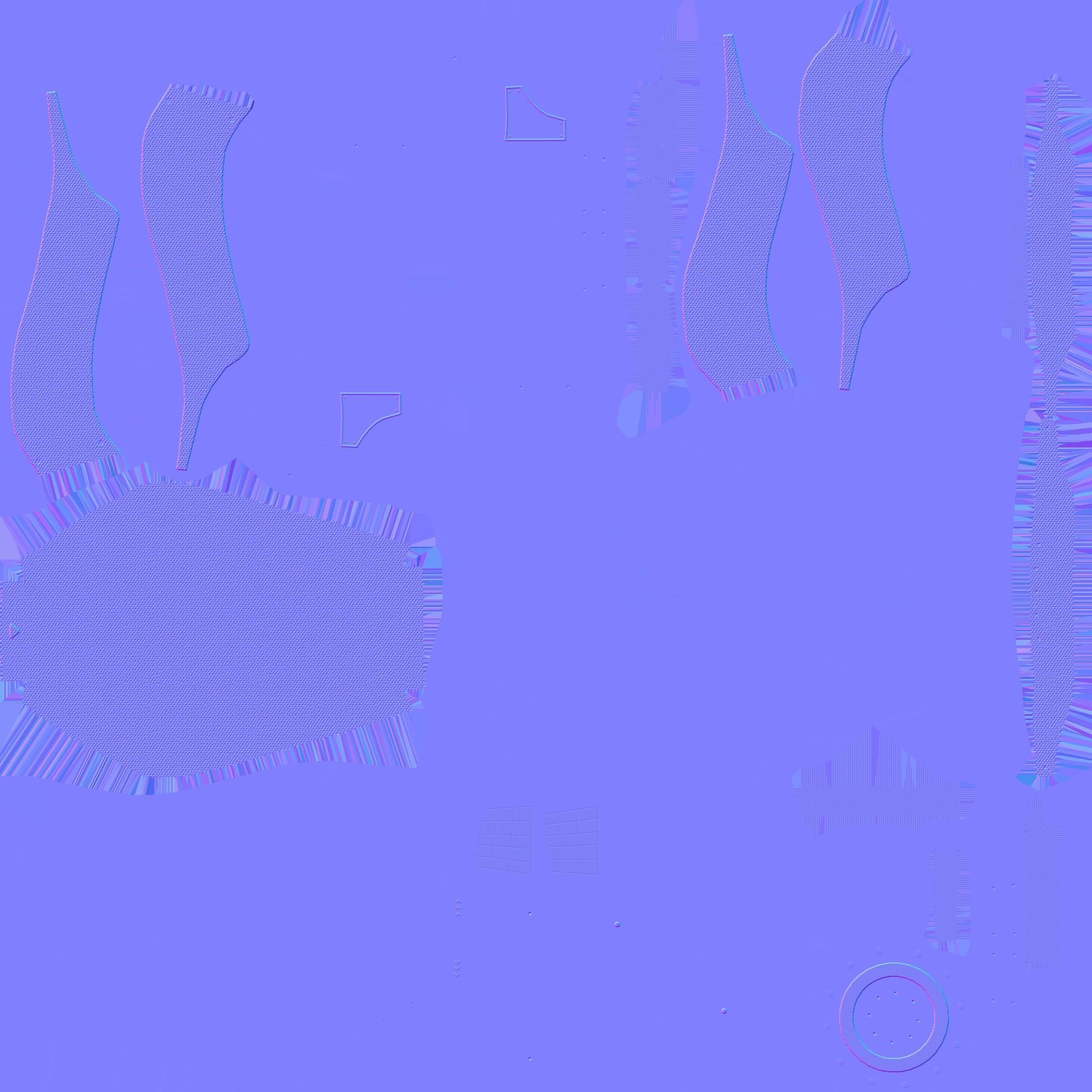 SciFi Backpack B01 Black Copper - Fashion Character Design Low-poly 3D model_24