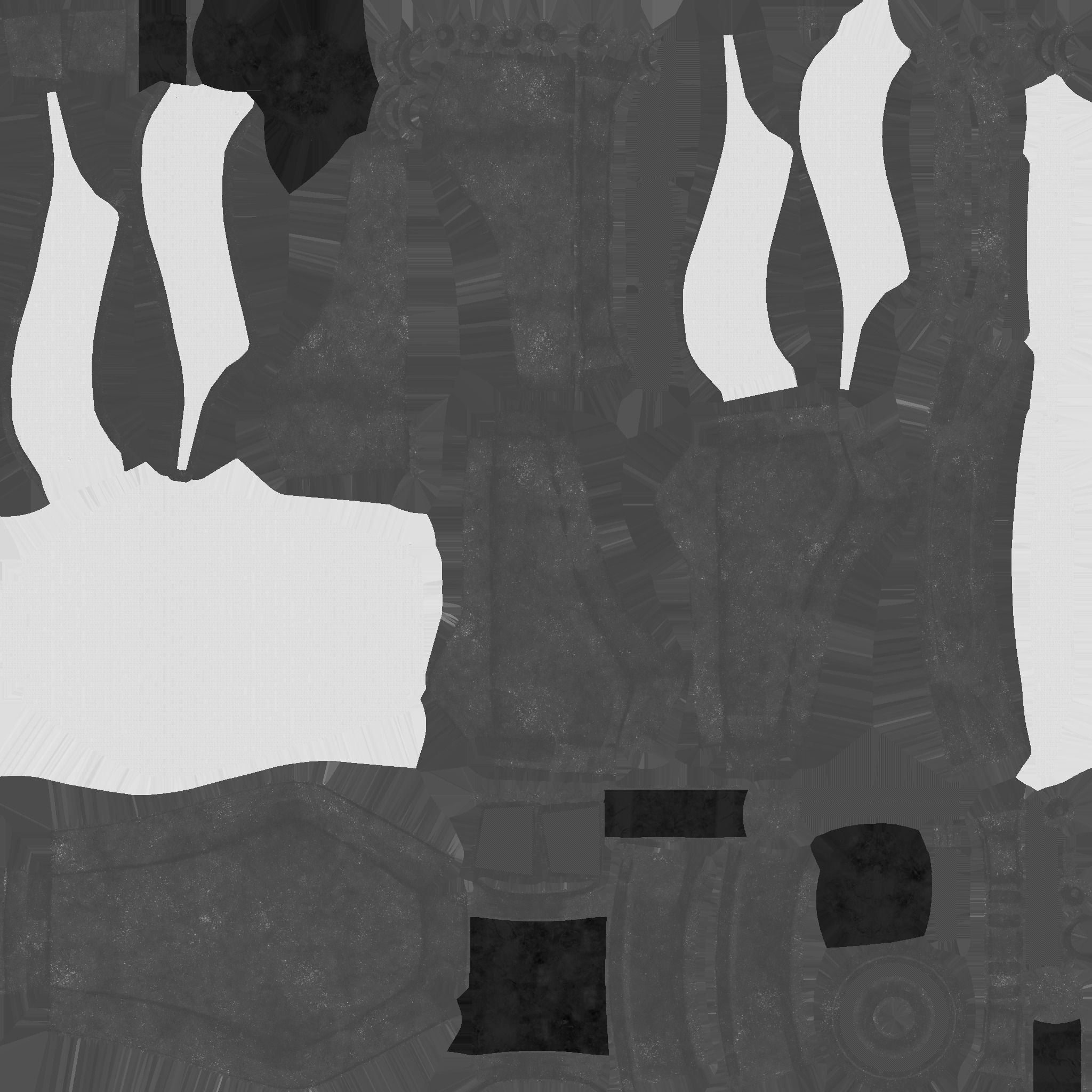 SciFi Backpack B02 Dark Steel - Fashion Character Design Low-poly 3D model_20