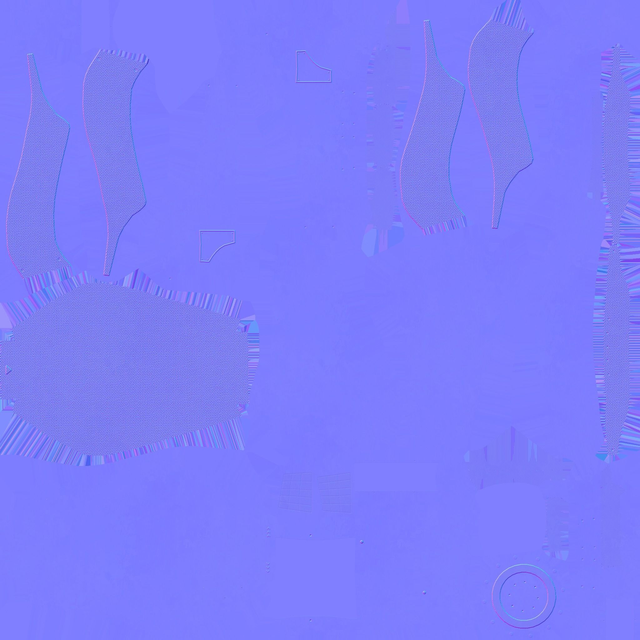 SciFi Backpack B02 Dark Steel - Fashion Character Design Low-poly 3D model_25