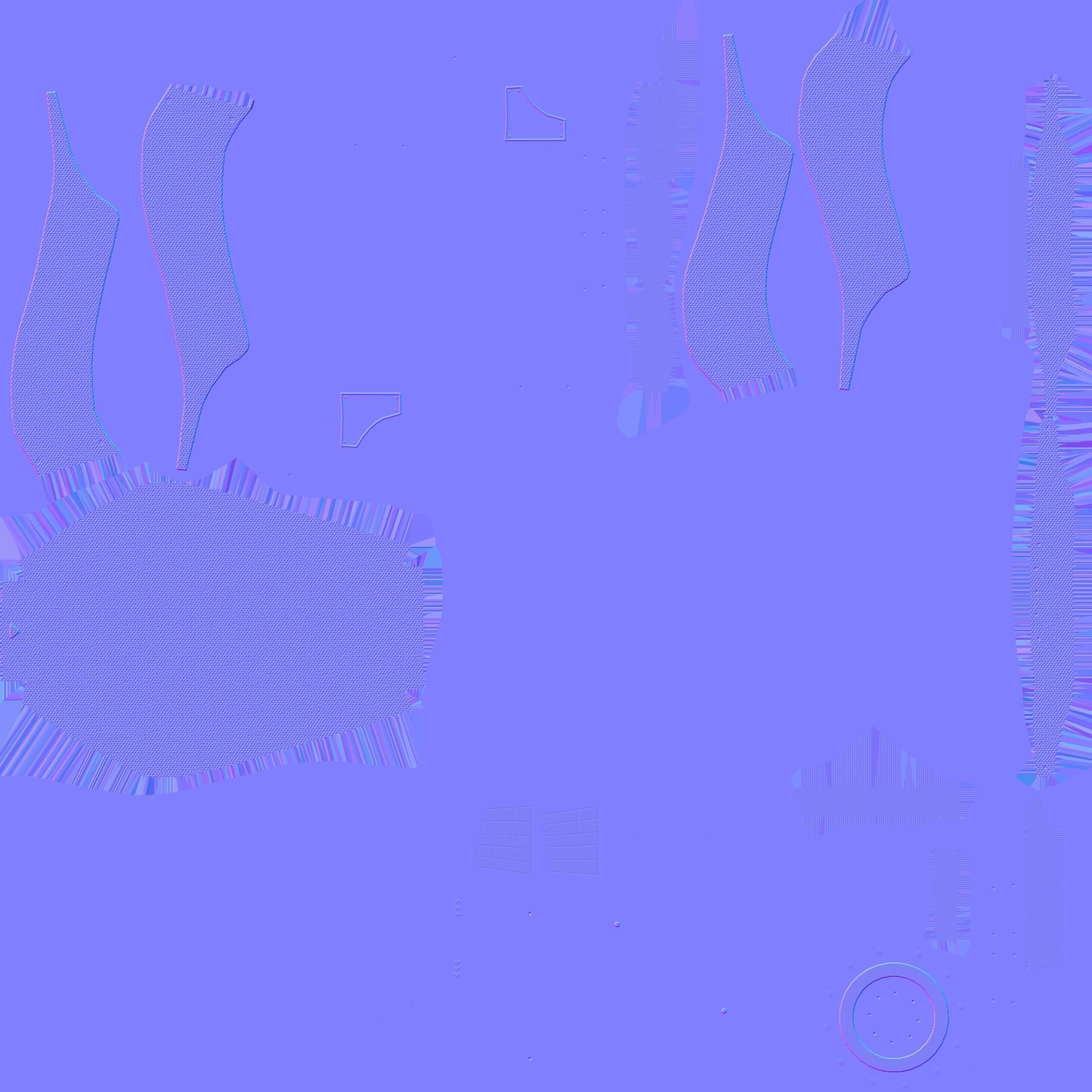 SciFi Backpack B03 Yellow Black - Fashion Character Design Low-poly 3D model_24