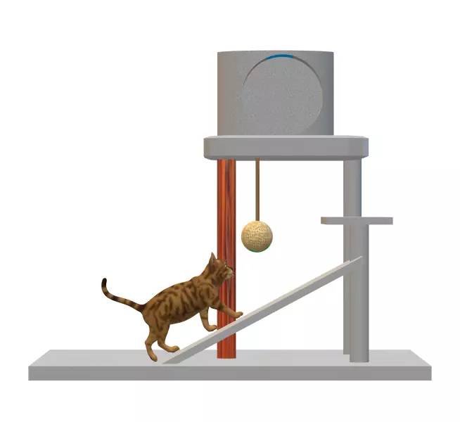 cat house 3D print model