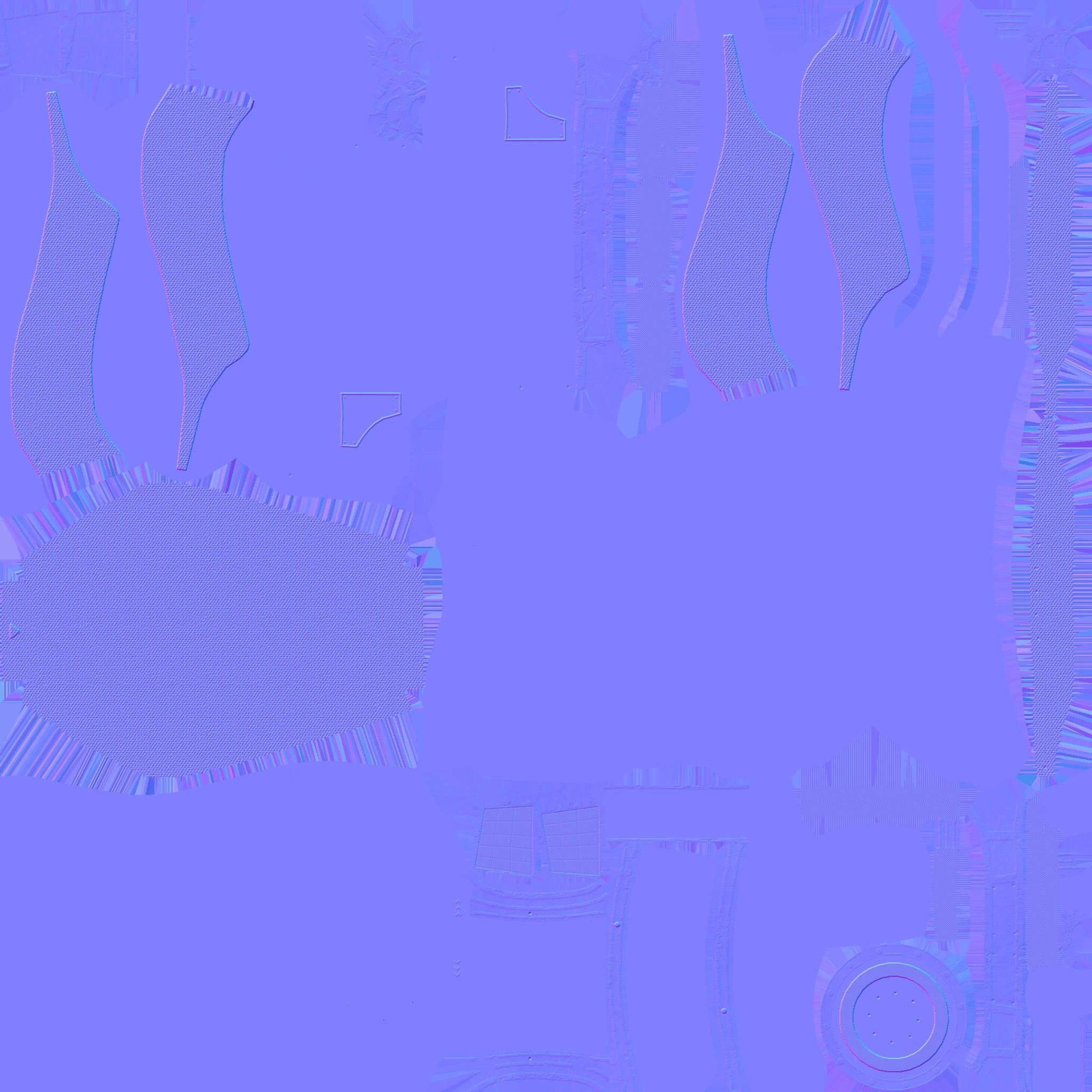 SciFi Backpack B06 White Bronze - Fashion Character Design Low-poly 3D model_24