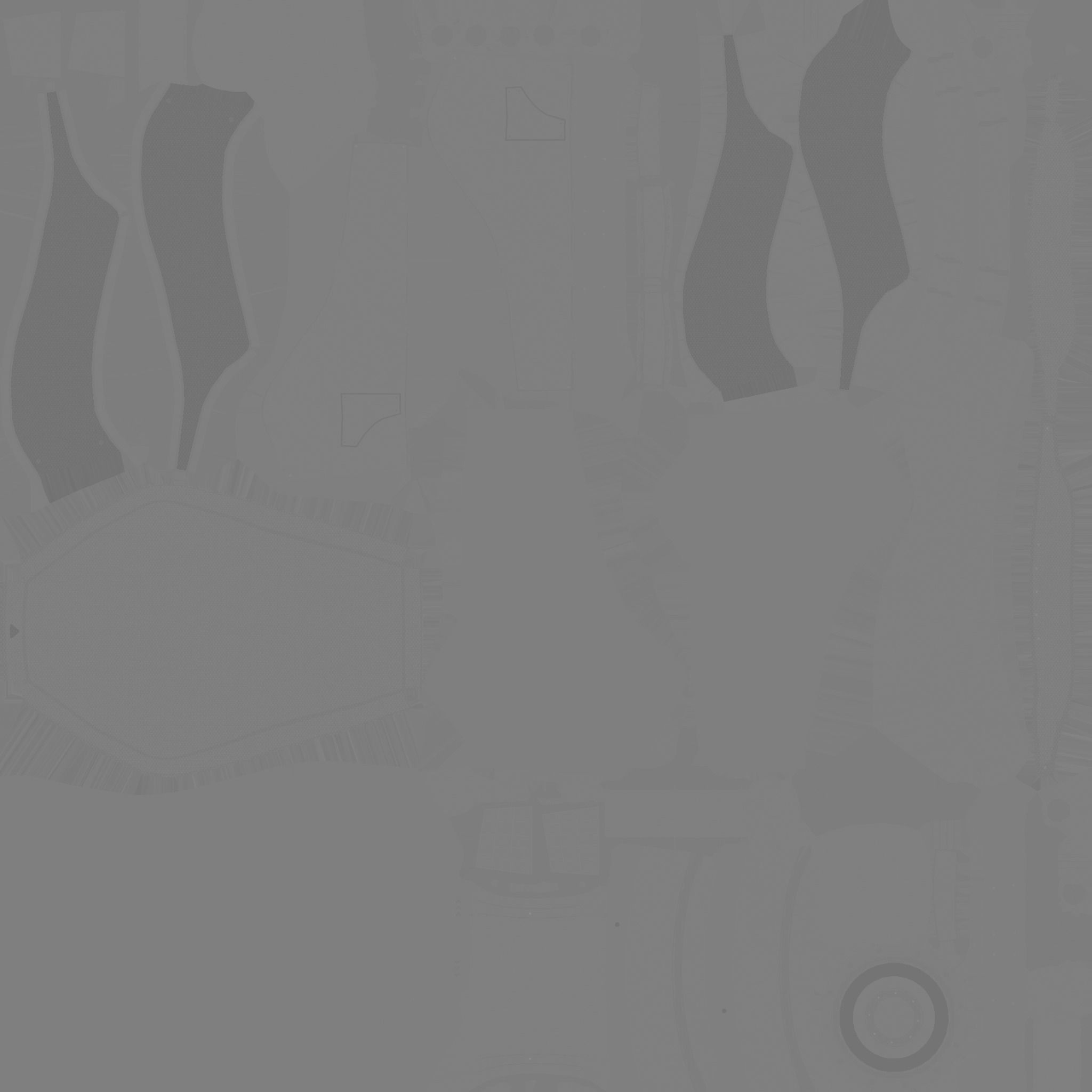 SciFi Backpack B08 Steel Bright - Fashion Character Design Low-poly 3D model_22