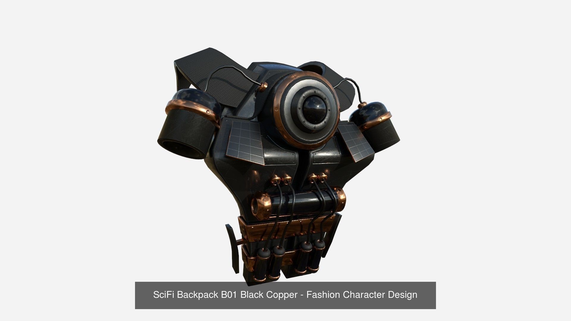 10 SciFi Backpack B Collection - Fashion Character Design _1