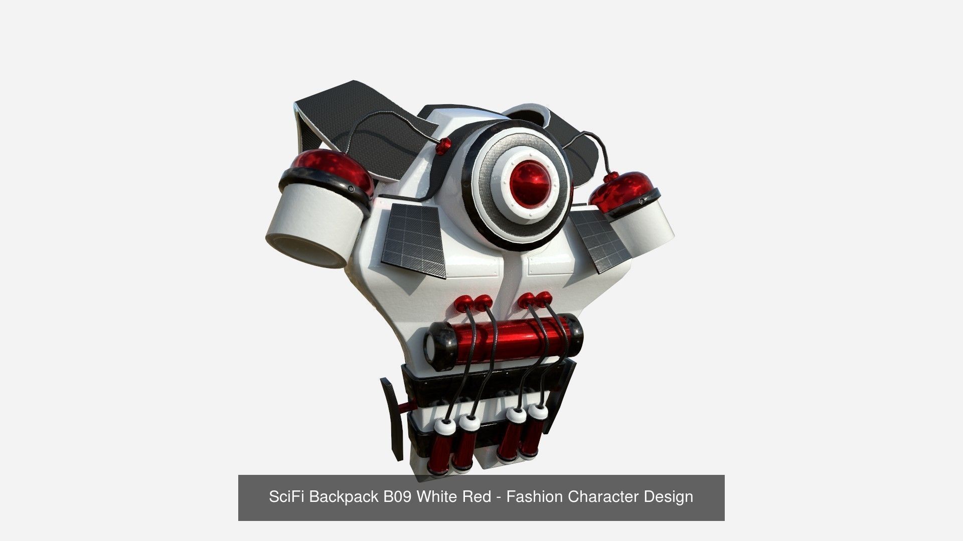 10 SciFi Backpack B Collection - Fashion Character Design _9