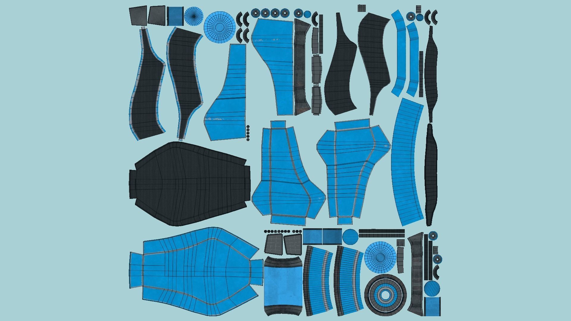 10 SciFi Backpack B Collection - Fashion Character Design _82