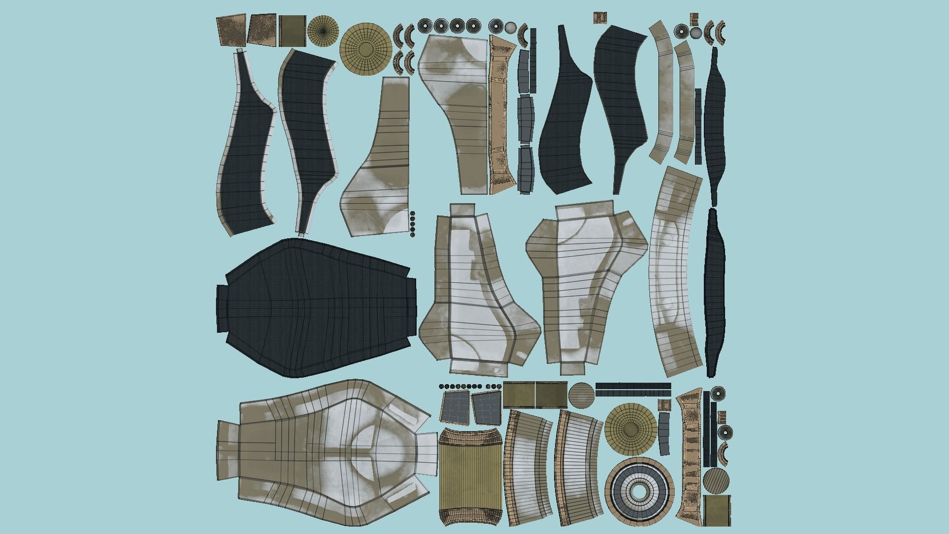 10 SciFi Backpack B Collection - Fashion Character Design _72