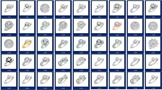 Engagement Rings 15 cad files part 01