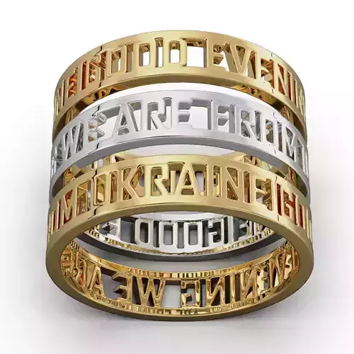 Ring  Good evening we are from Ukraine RSize 6 USA 3D print model