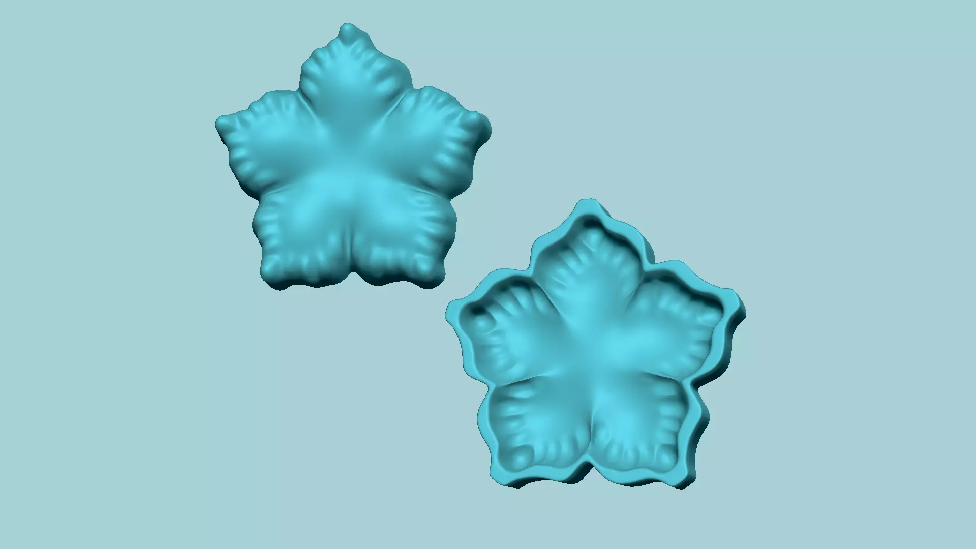 Plain Rose Flower - Molding Arrangement EVA Foam Craft 3D print model_0