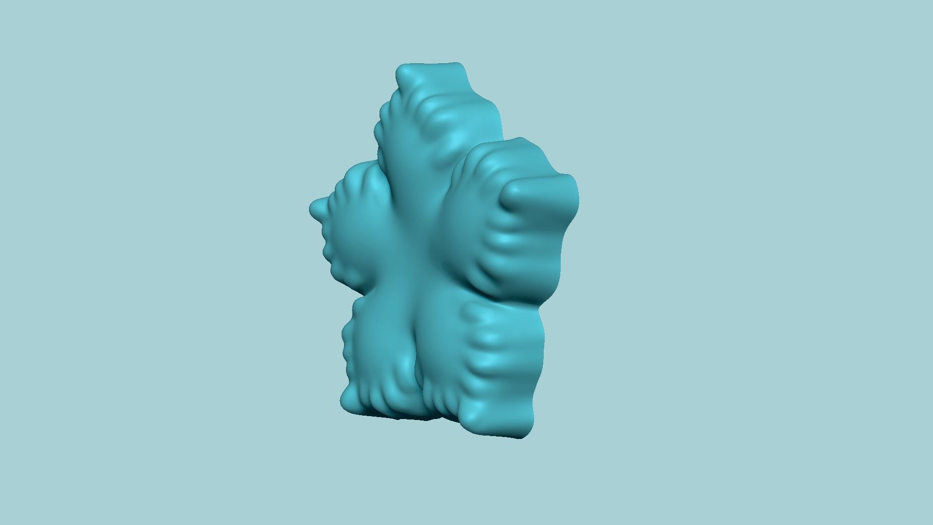 Plain Rose Flower - Molding Arrangement EVA Foam Craft 3D print model_4