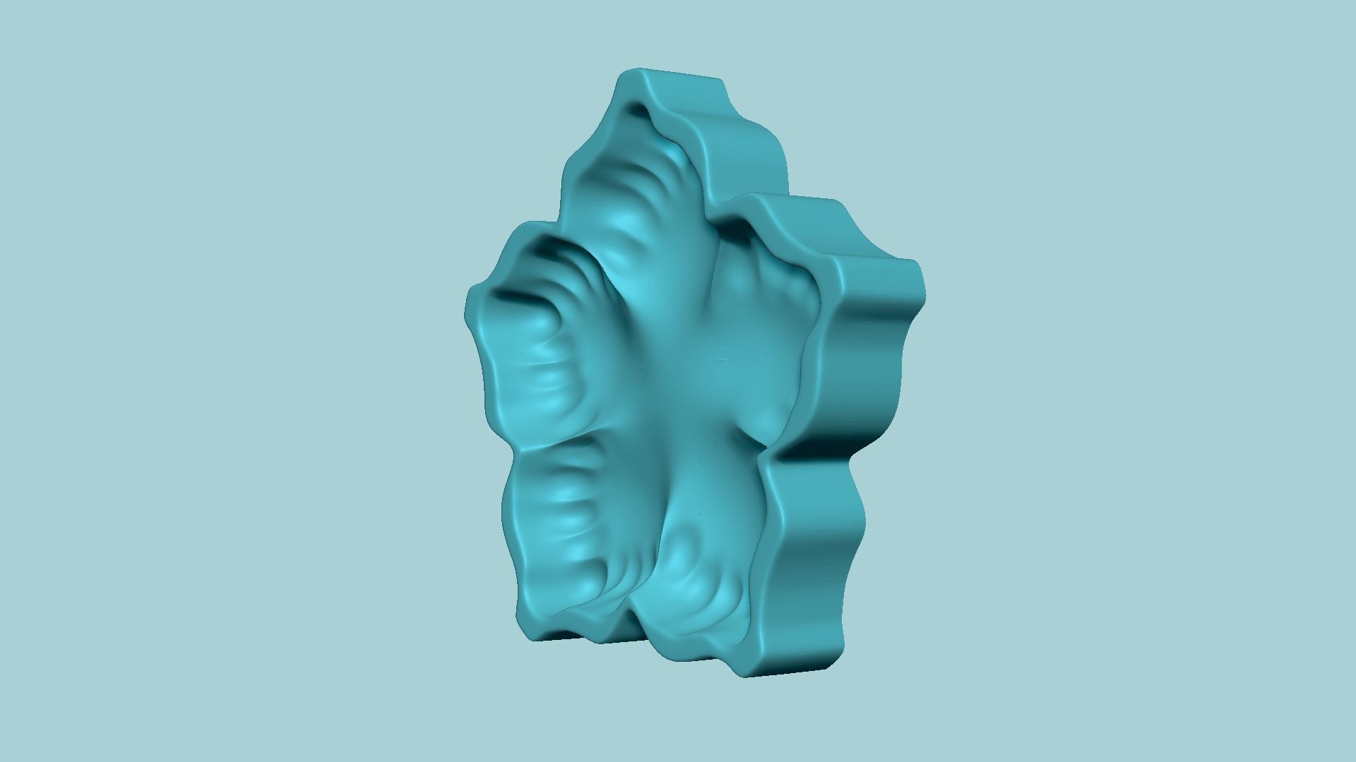 Plain Rose Flower - Molding Arrangement EVA Foam Craft 3D print model_7