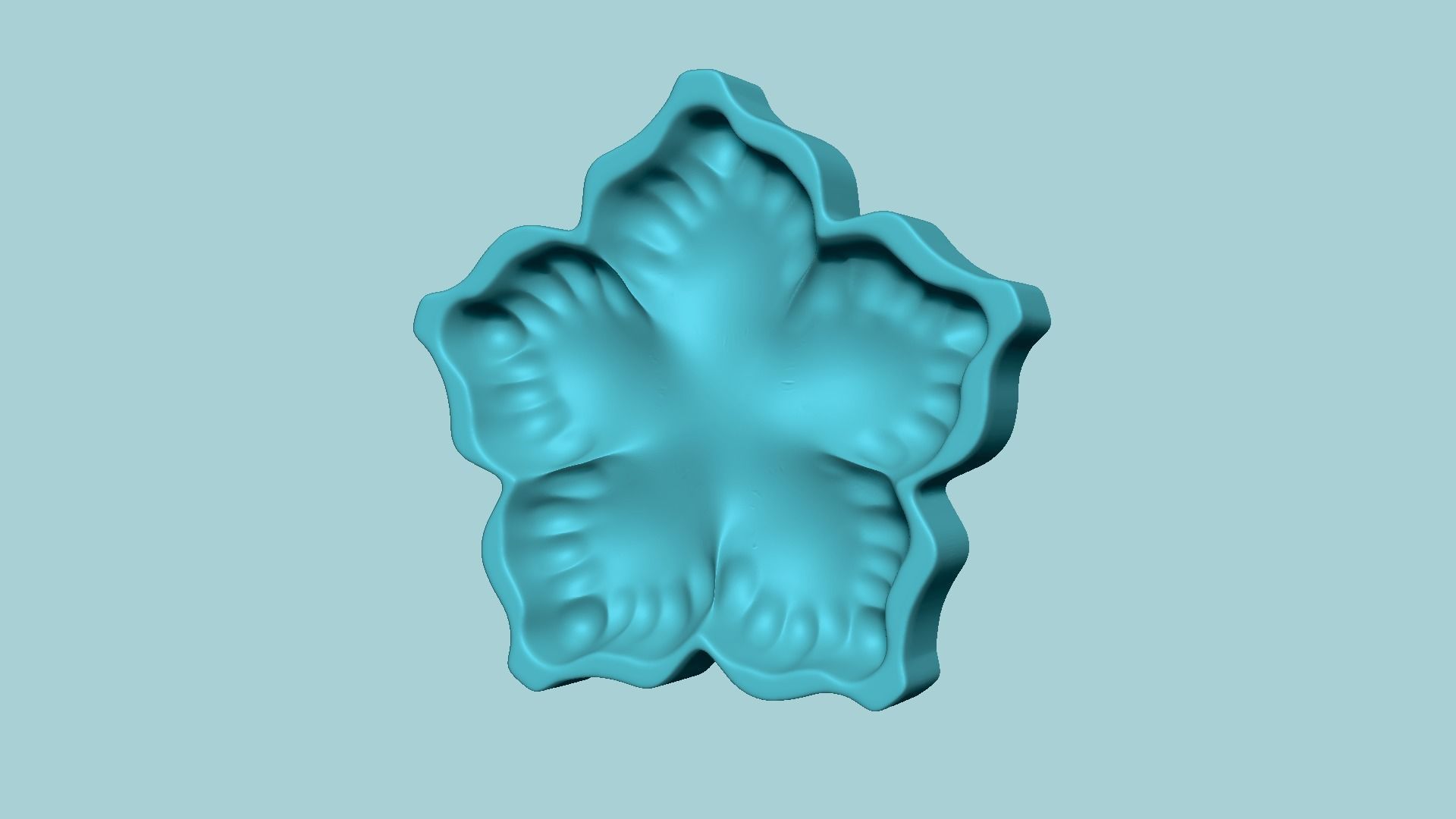 Plain Rose Flower - Molding Arrangement EVA Foam Craft 3D print model_5