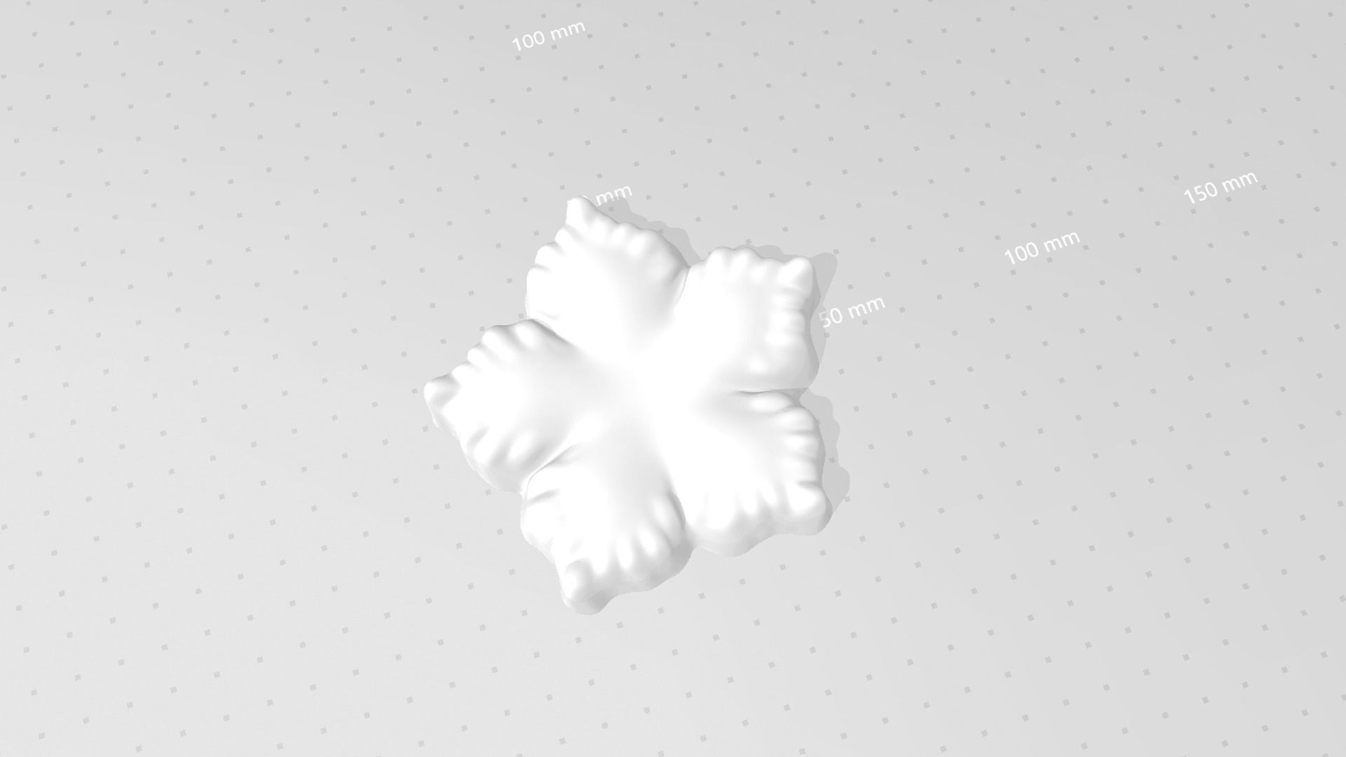 Plain Rose Flower - Molding Arrangement EVA Foam Craft 3D print model_17