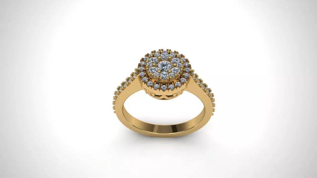 Diamond Ring cronet 3D print model_0