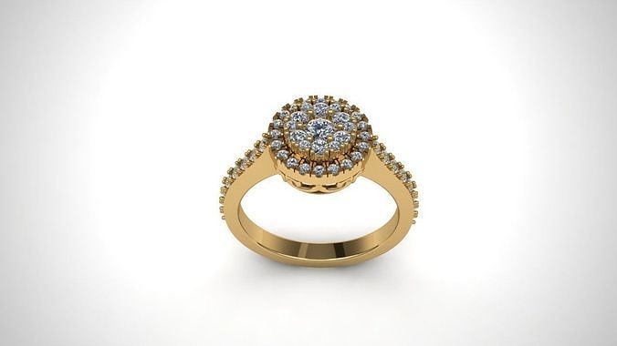 Diamond Ring cronet 3D print model