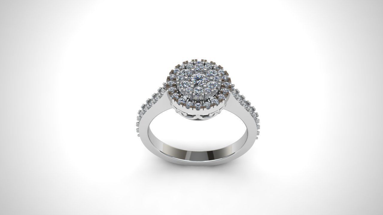 Diamond Ring cronet 3D print model_2