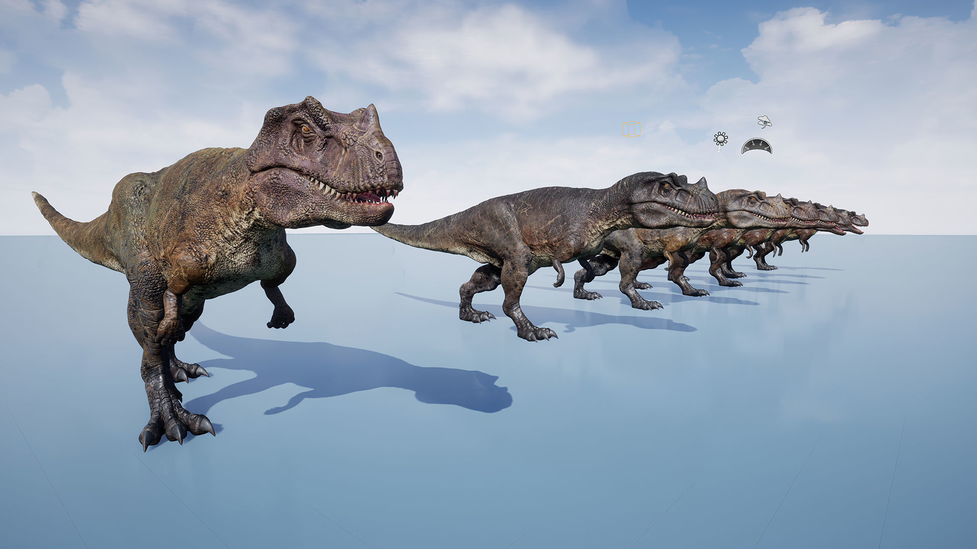 Dinosaur Ceratosaurus Project - Unreal Engine - Unity Low-poly 3D model_13