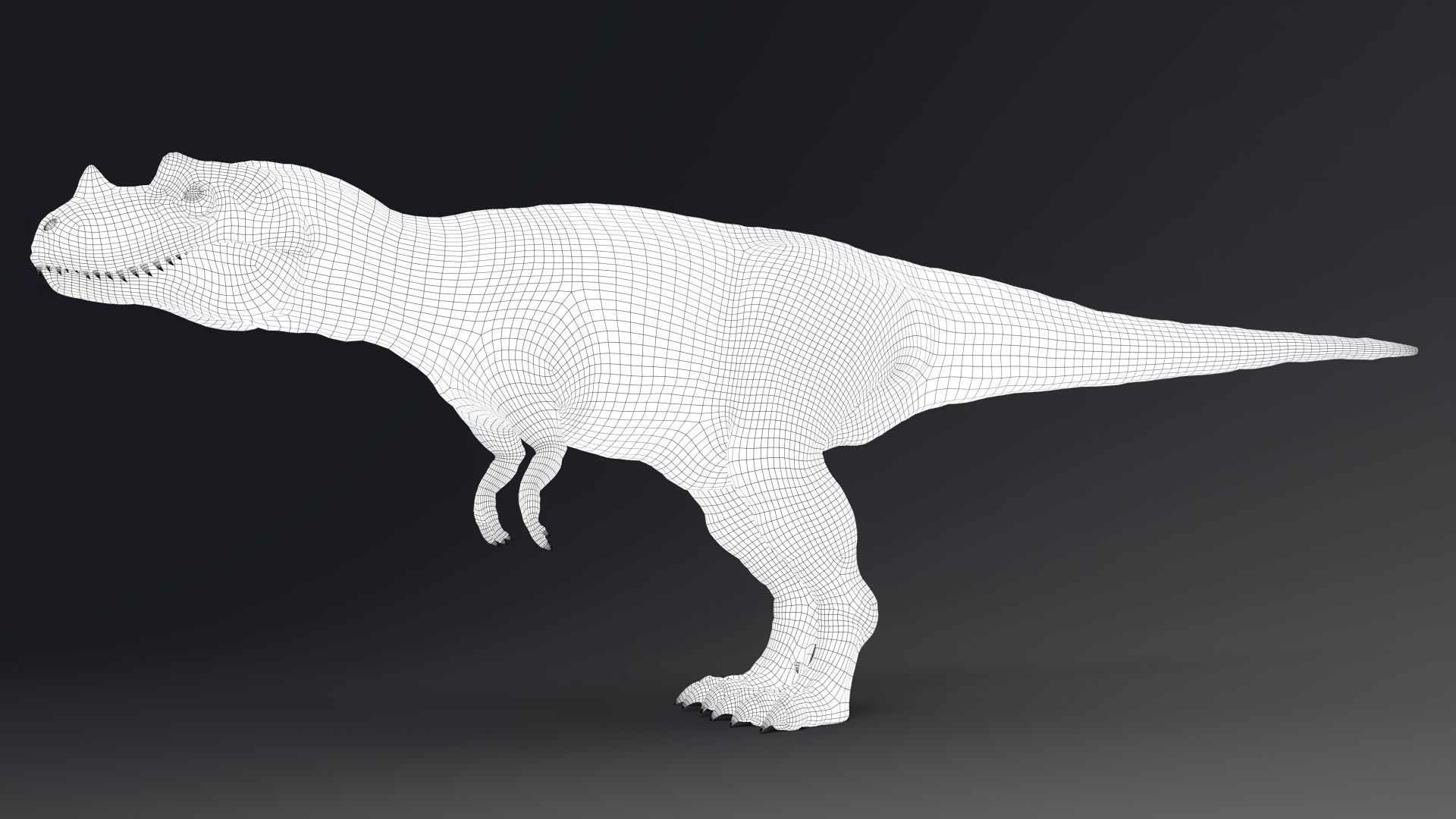 Dinosaur Ceratosaurus Project - Unreal Engine - Unity Low-poly 3D model_20