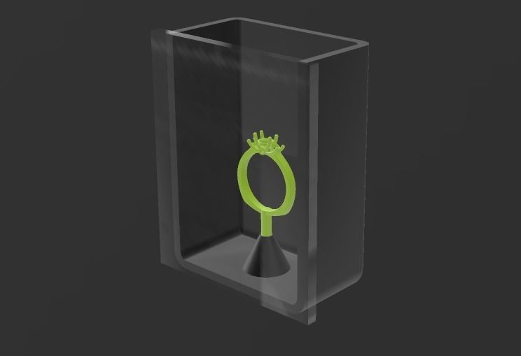 Lost wax casting liquid rubber RTV silicone mold pattern frame 3D print model_1