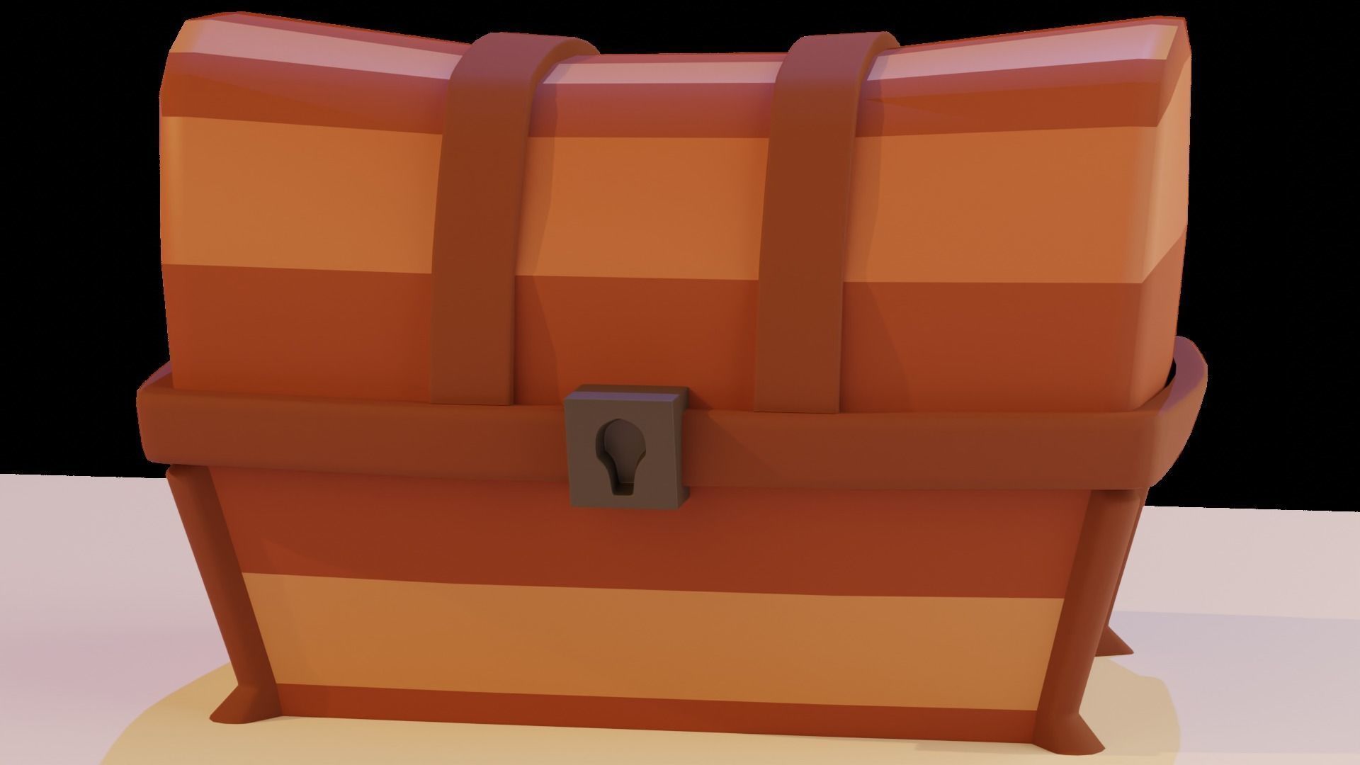 Treasure Chests - Low poly Low-poly 3D model_6