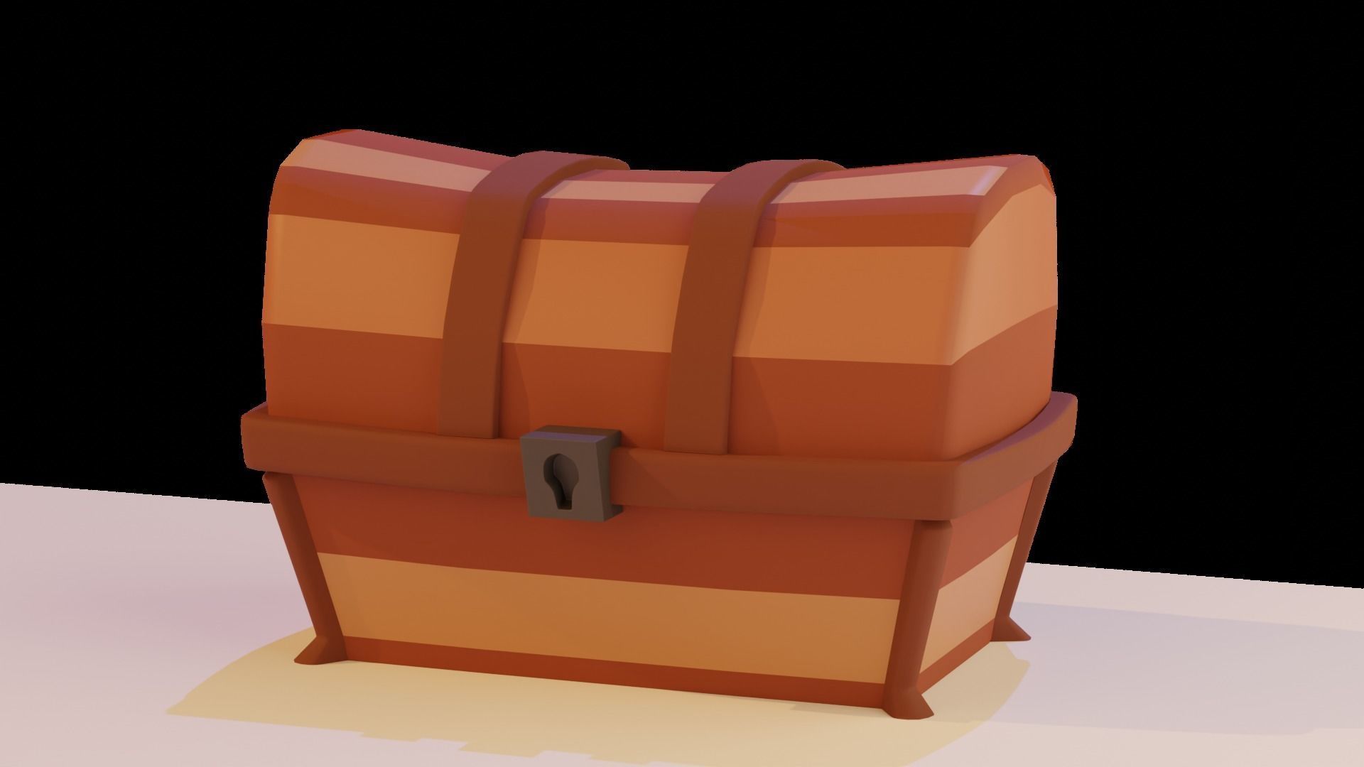 Treasure Chests - Low poly Low-poly 3D model_2