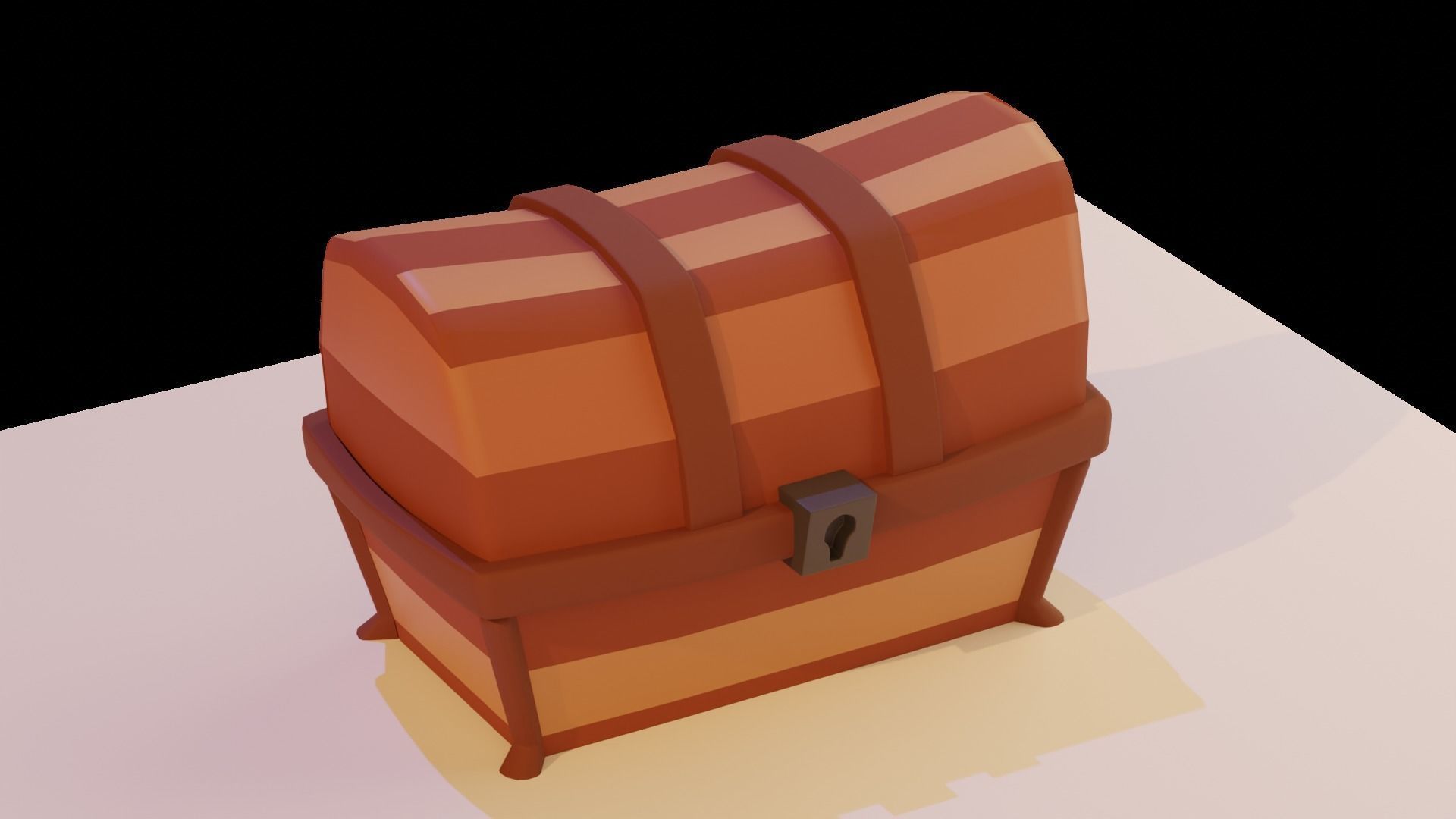 Treasure Chests - Low poly Low-poly 3D model_3