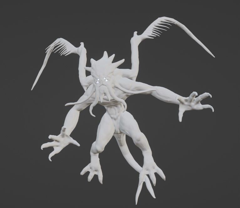 Kraken Creature 3D model_11