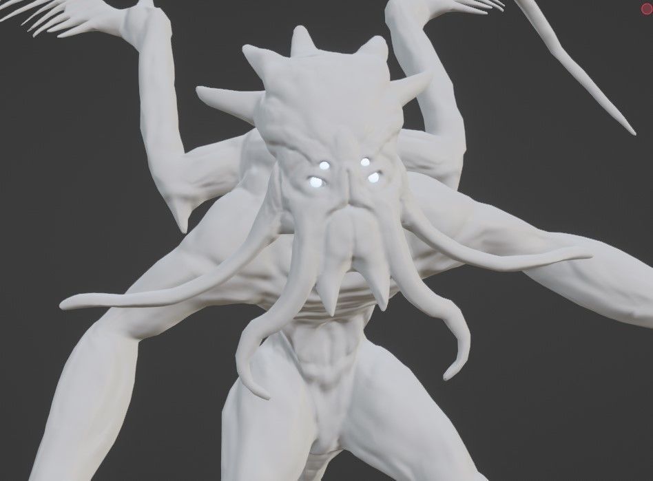 Kraken Creature 3D model_13