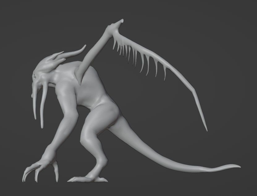 Kraken Creature 3D model_3