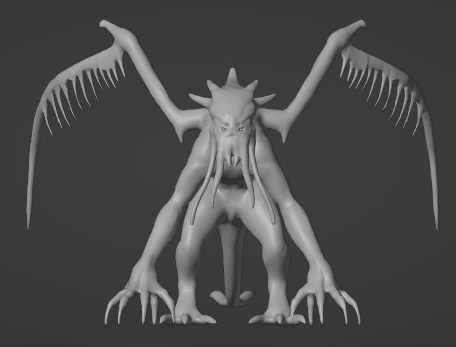 Kraken Creature 3D model_2