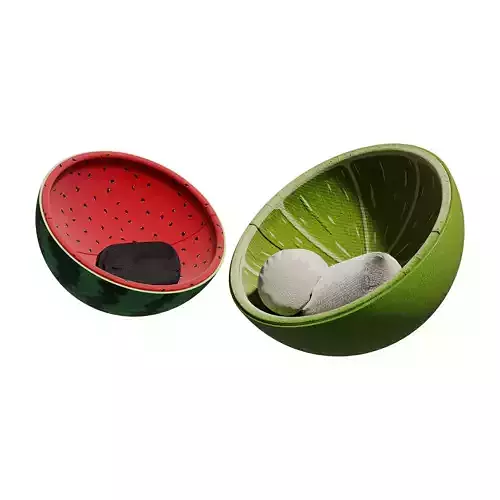 Puins Fruit Sphere Chair 3D model